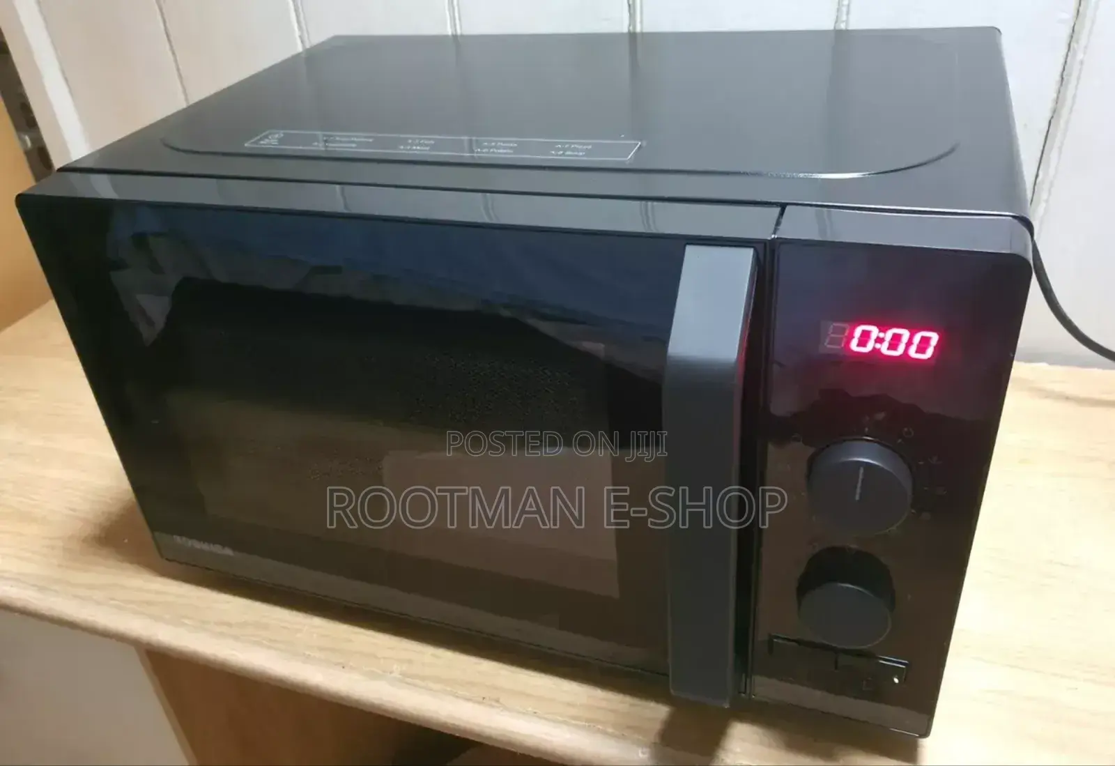 Toshiba 20 Litre Microwave 800w Compact Dial Mw2-Am20pf(Bk) Black