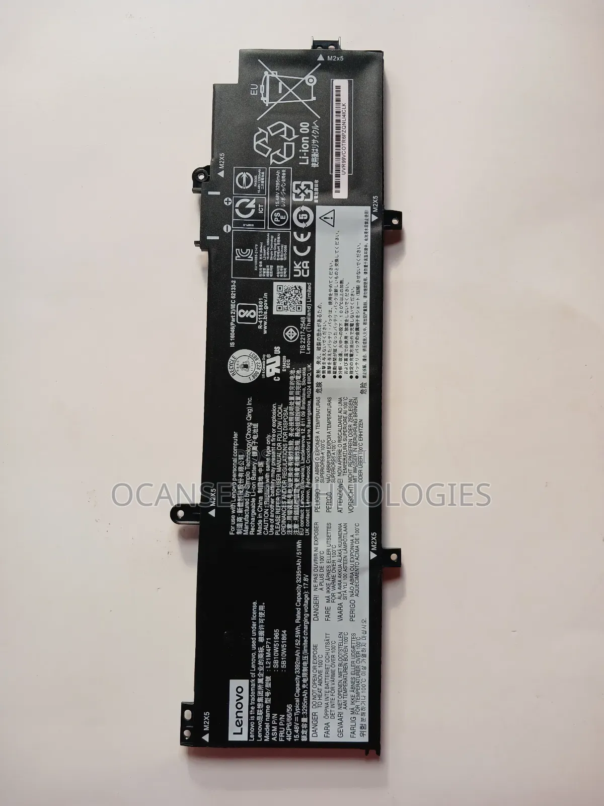 Original Lenovo L21m4p71 Battery for T14 Gen 3/ P14s Gen 3 L21m4p72