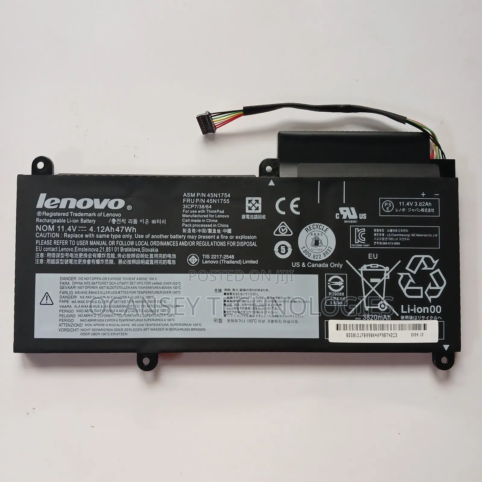 Original Lenovo 45n1755 Battery for E450 E450c E455 E460 E465 E475