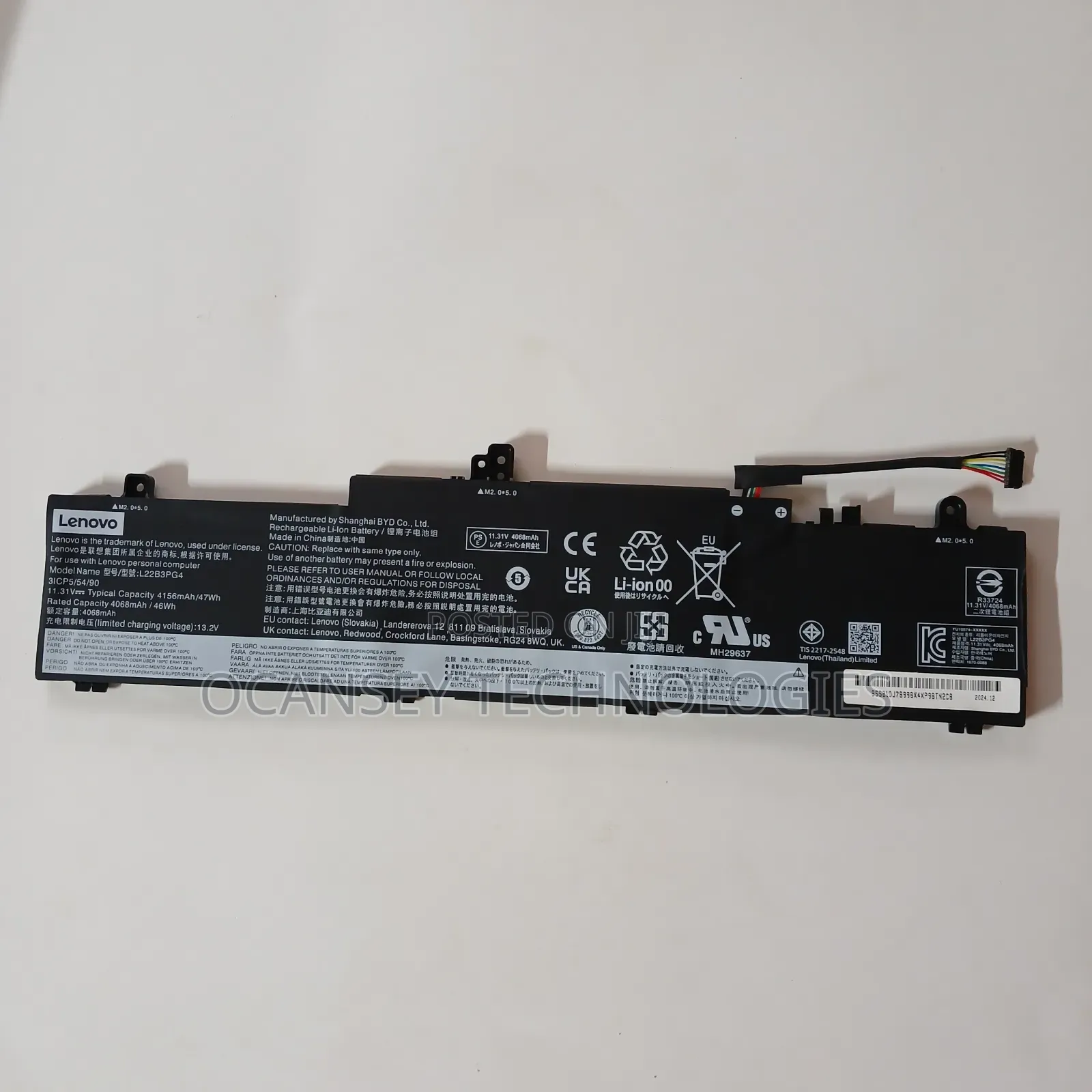 Original Lenovo L22b3pg4 Battery for E14 Gen 5 E16 Gen 1 Series
