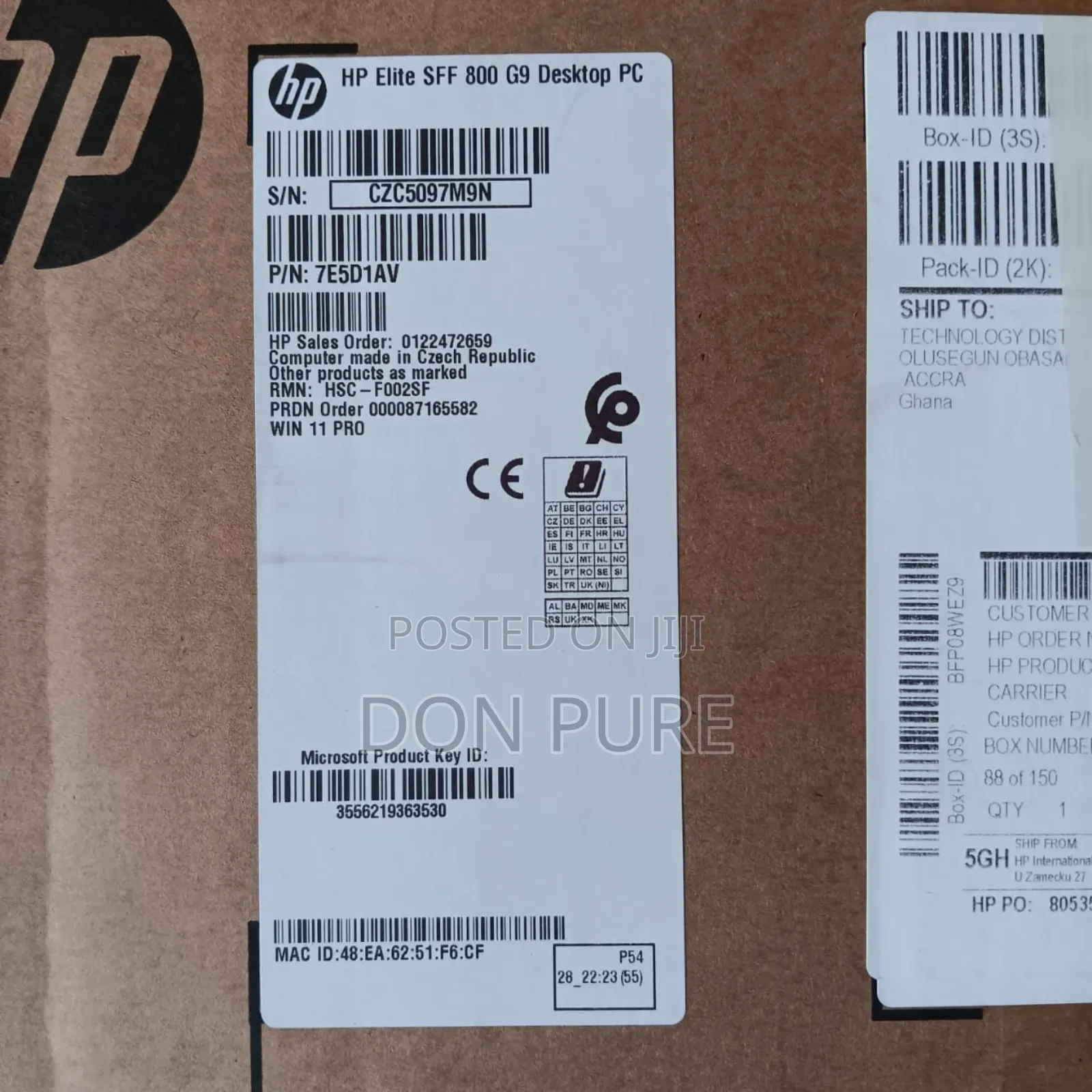 New Desktop Computer HP EliteDesk 800 16GB Intel Core I7 SSD 512GB