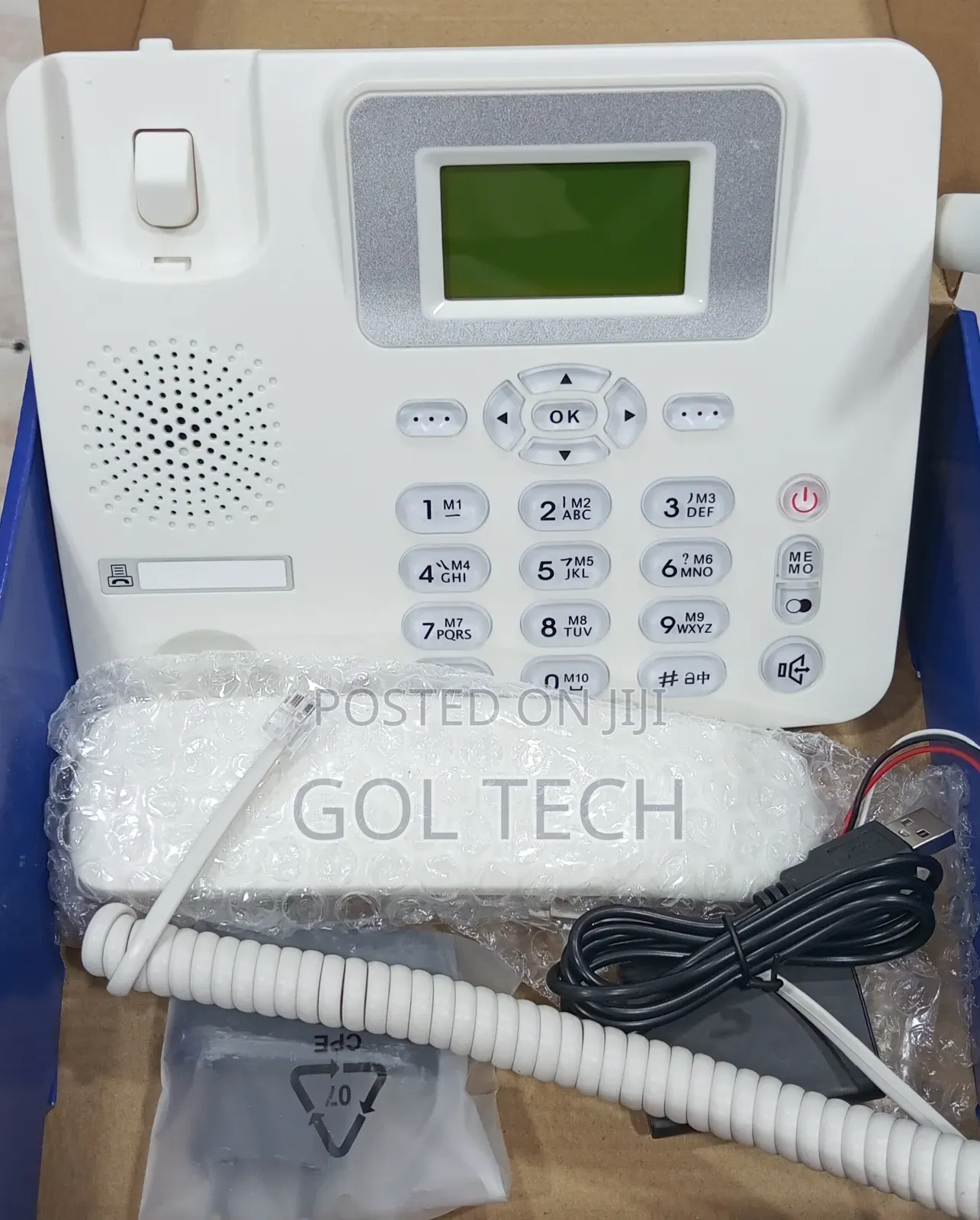 GSM Fixed Wireless Phone Universal Sim Phone With Backup Battery