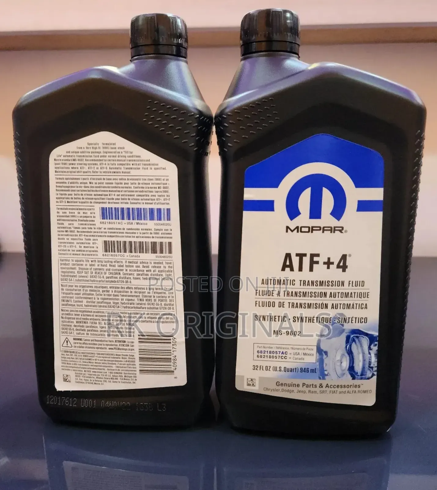 Mopar Atf+4 1l Imported From Usa🇺🇸