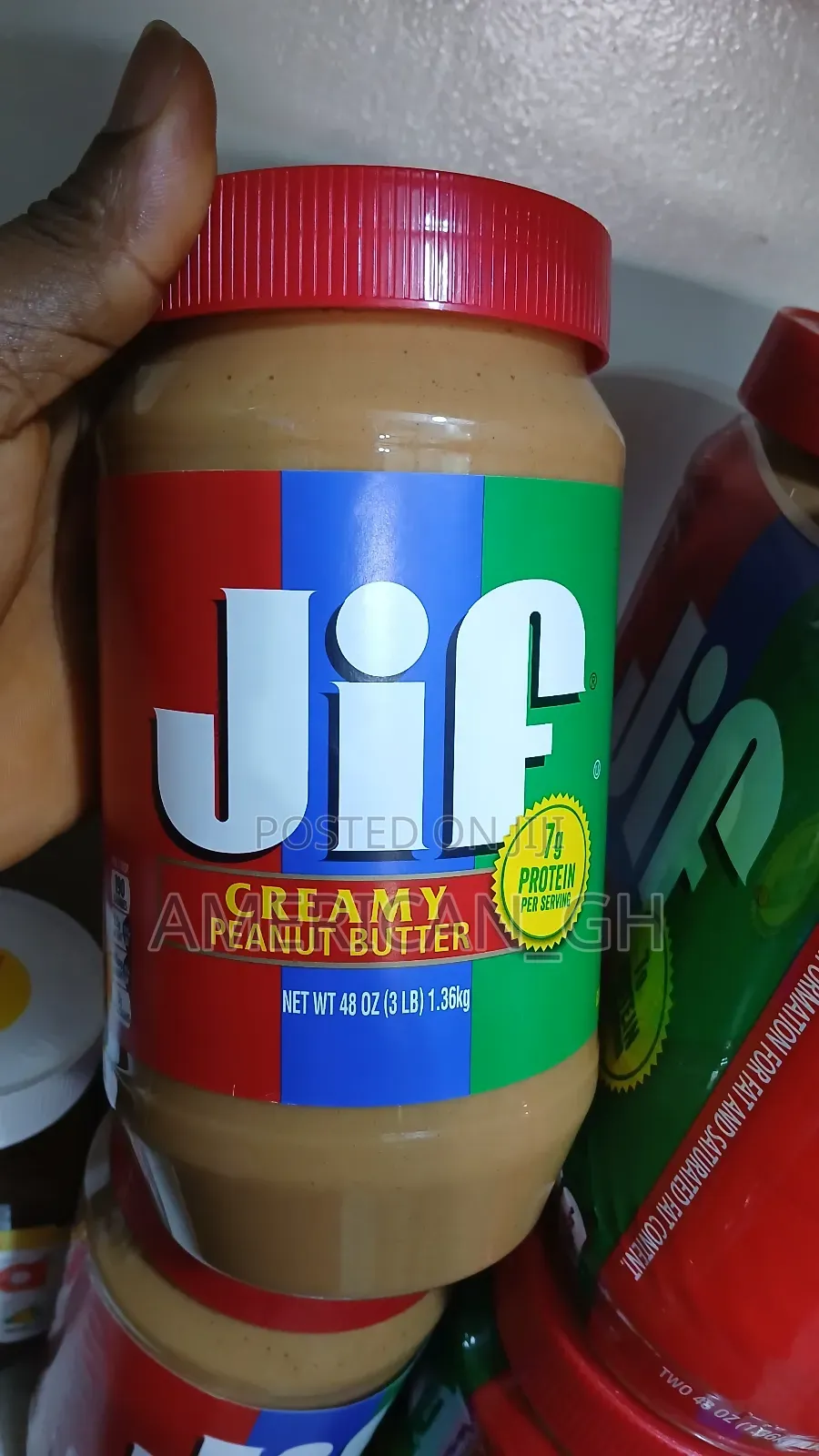 Jif Creamy Peanut Butter, 1.36kg