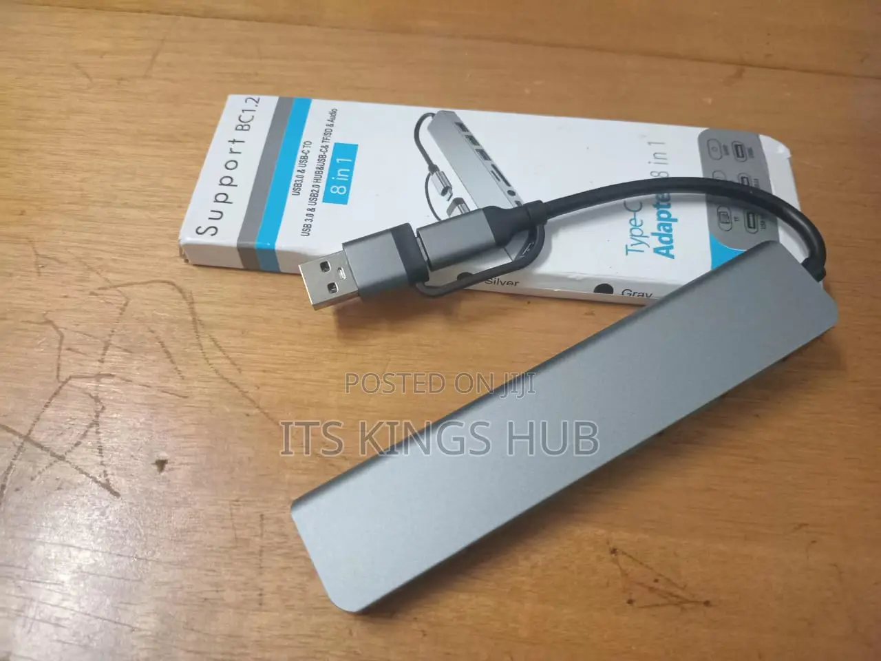 8 in 2 Usb C Hub Adapter for Macbook, Galaxy, Pad, Windows, Laptop