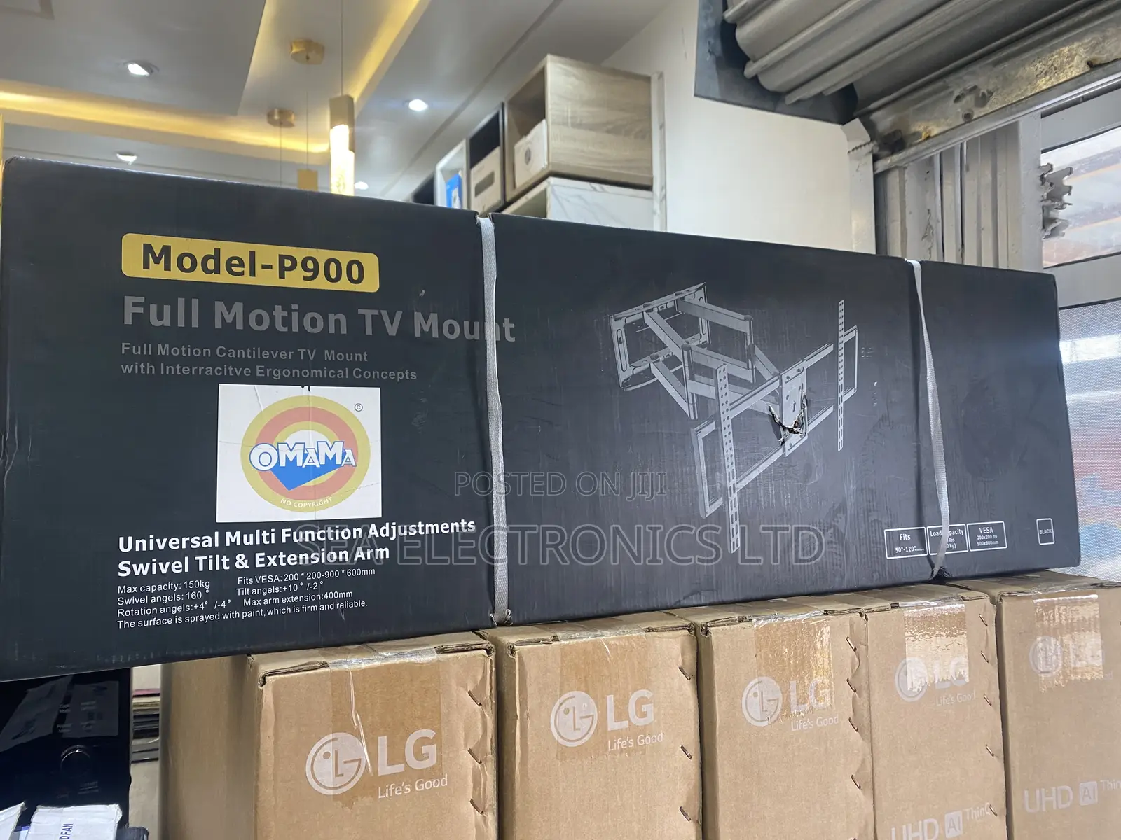 Moving Wall Mount For Size 50-120 Inch