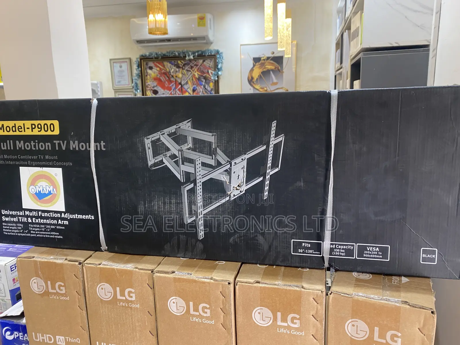 Strong Adjustable 50-120 Inch Wall Mount Units