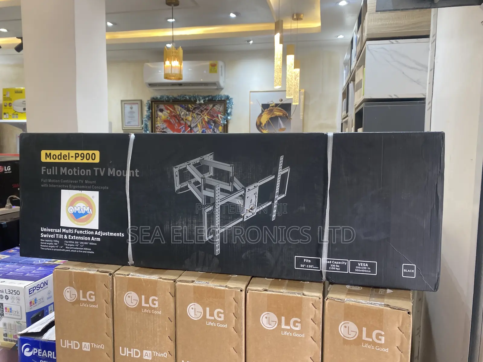 Tv Wall Unit 50-120 Inch Adjustable Mount