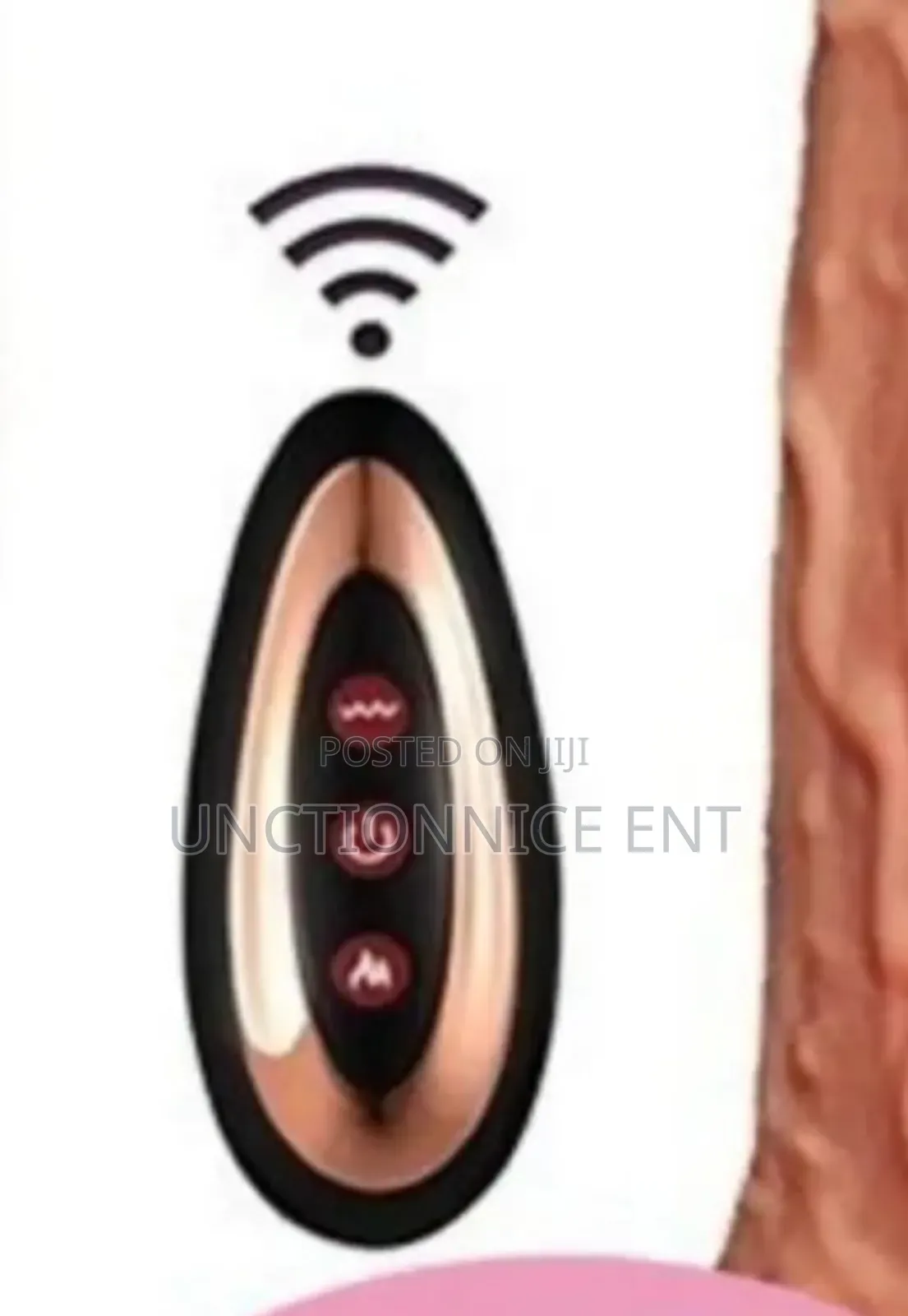 Wireless Remote Control Creeping Heating Simulation Dildo