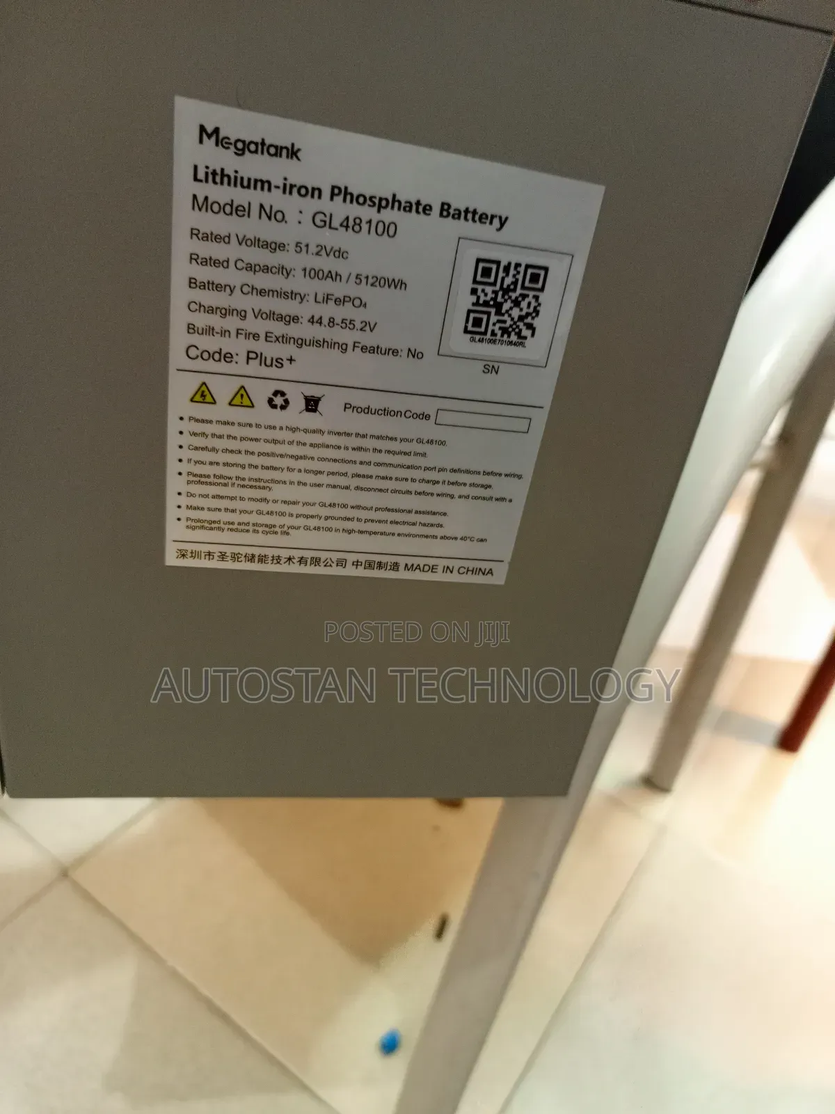 51.2v 100ah Lithium Ion Battery Megatank