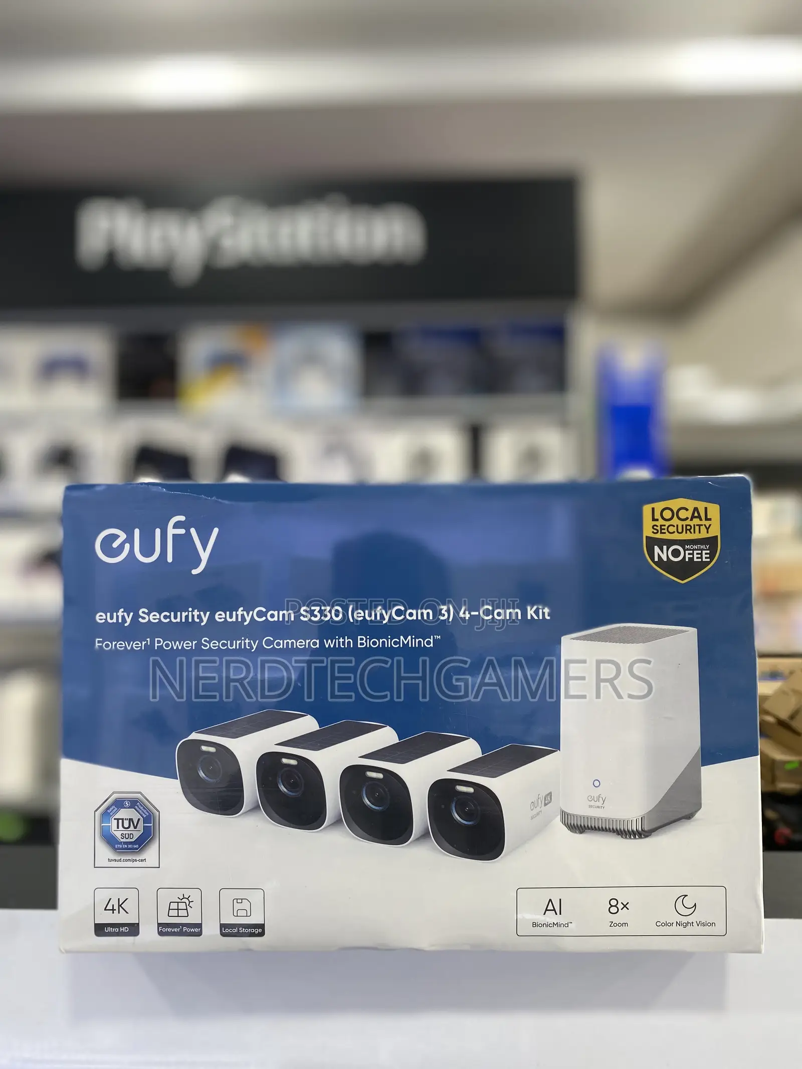 Eufy Security S330 (Eufycam 3) 4-Cam Kit,Camera Outdoor Wireless