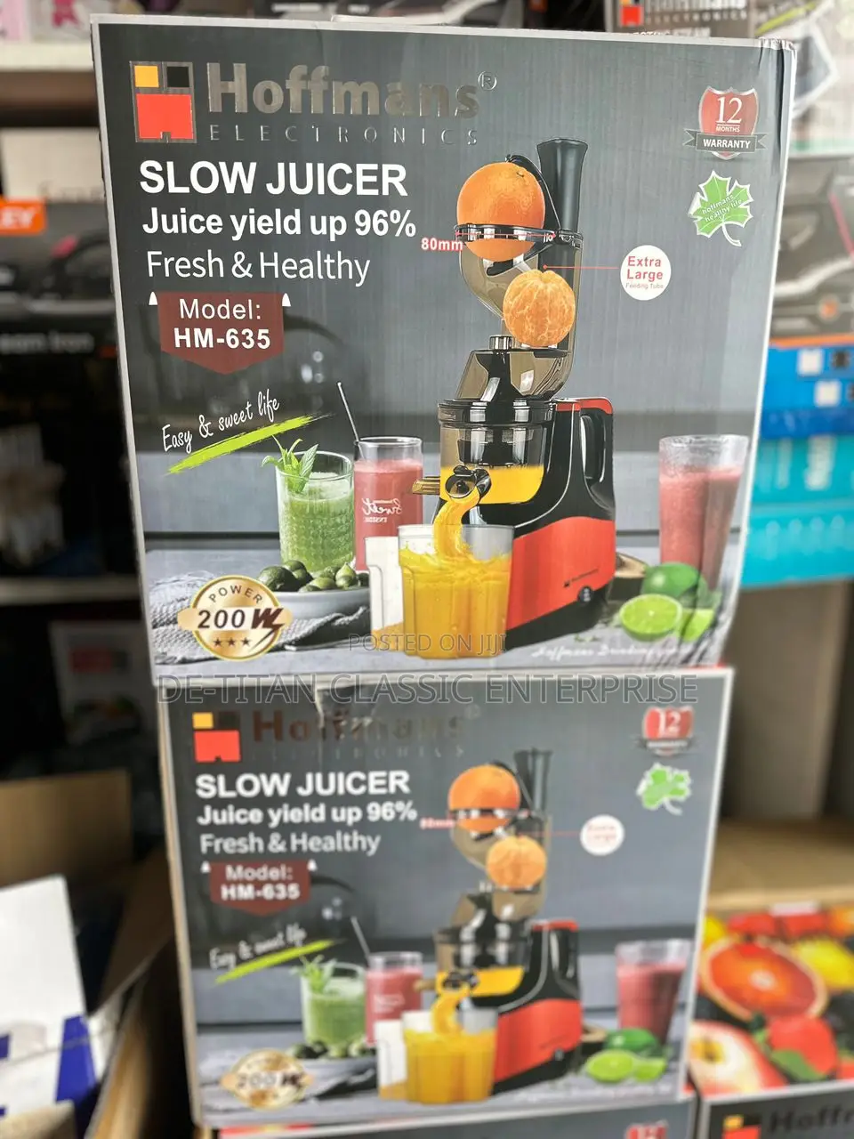Hoffman Quality Slow Juicer 220w