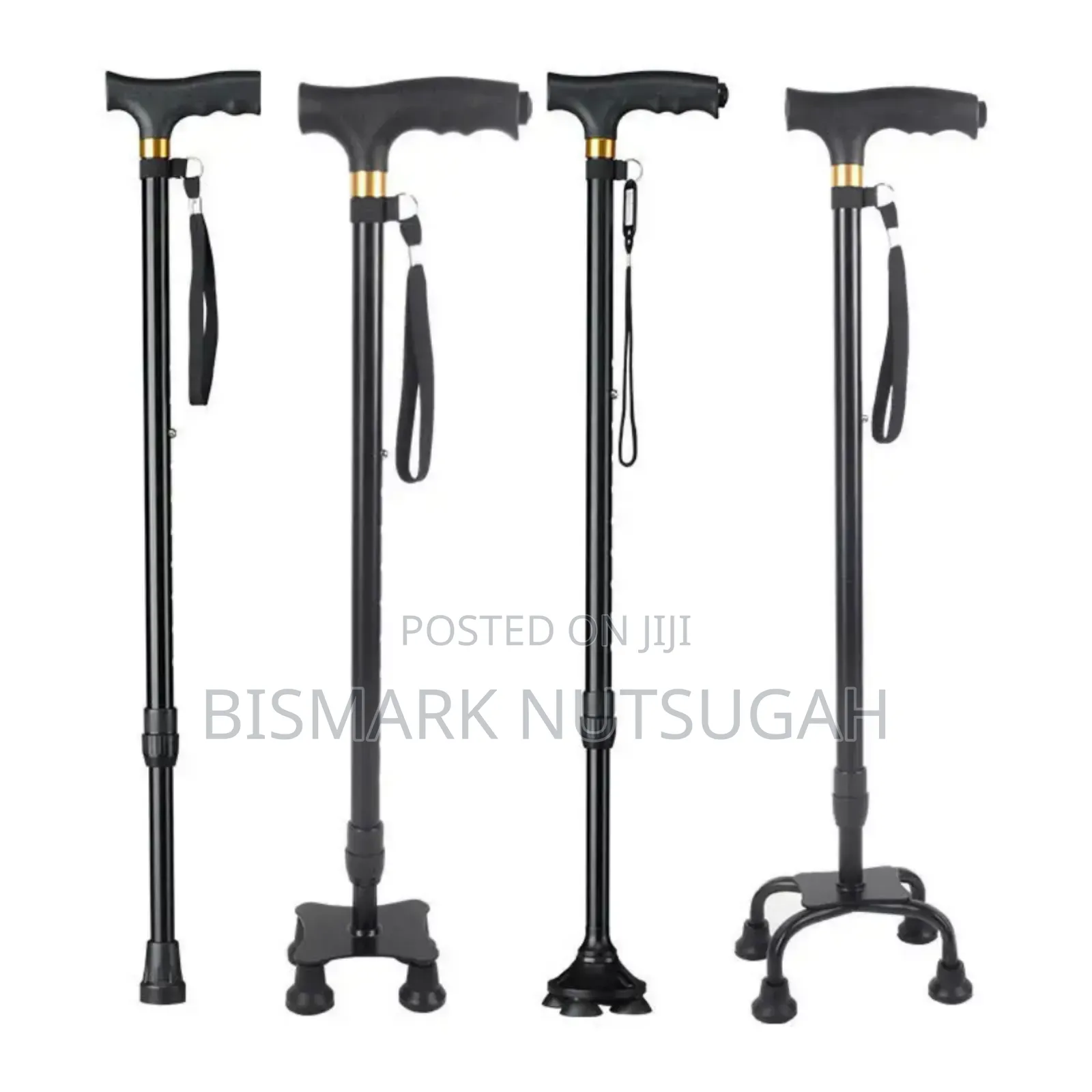 Portable Four Stand Walking Stick