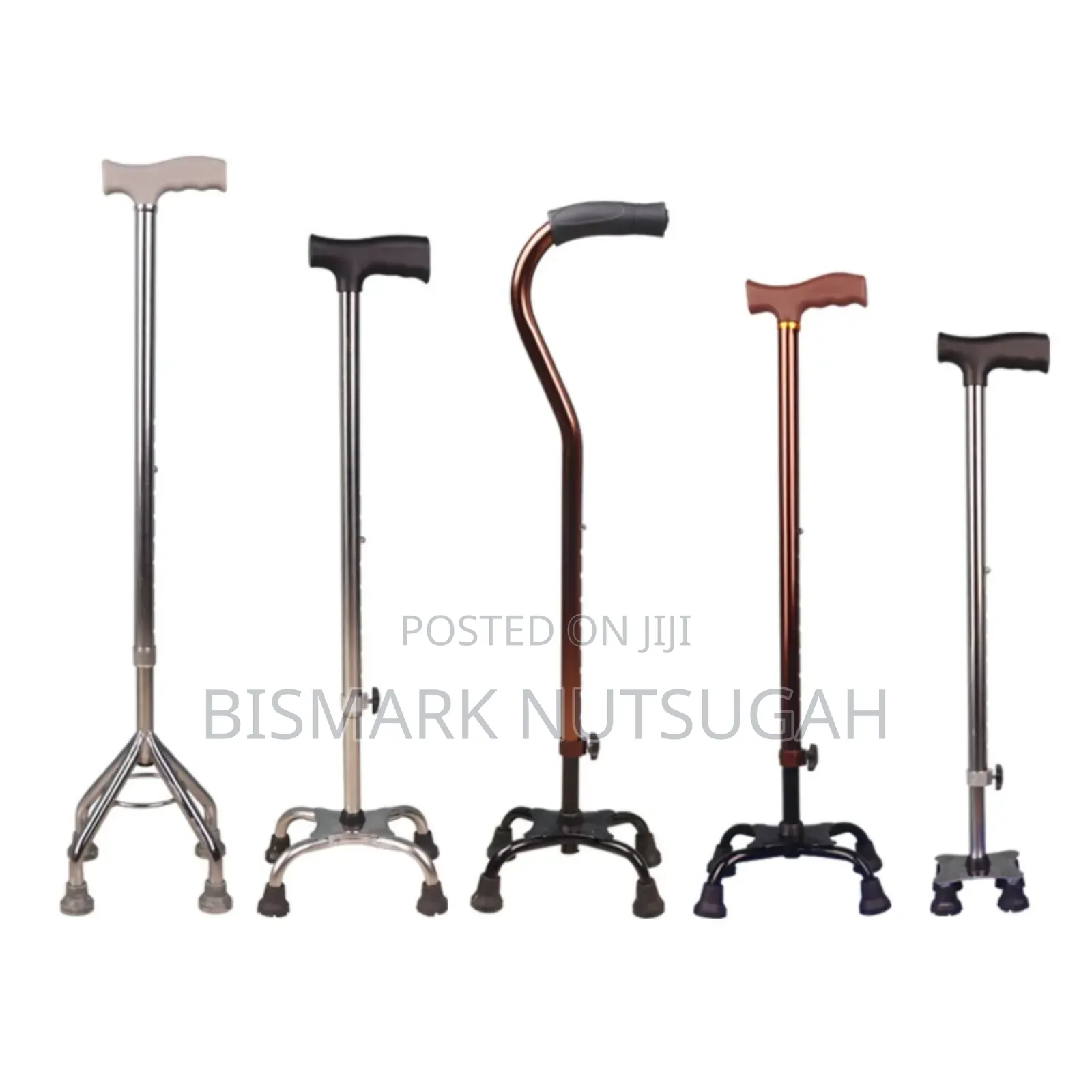 Portable Four Stand Walking Stick