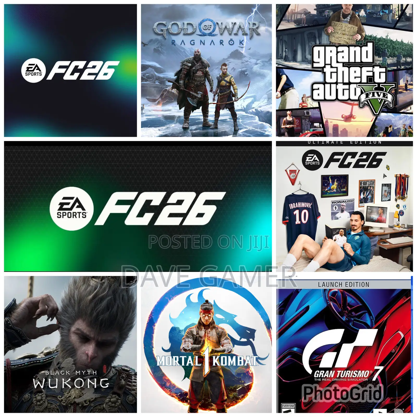 Fc 26 + Other 9 Games Ps5 Offline Package