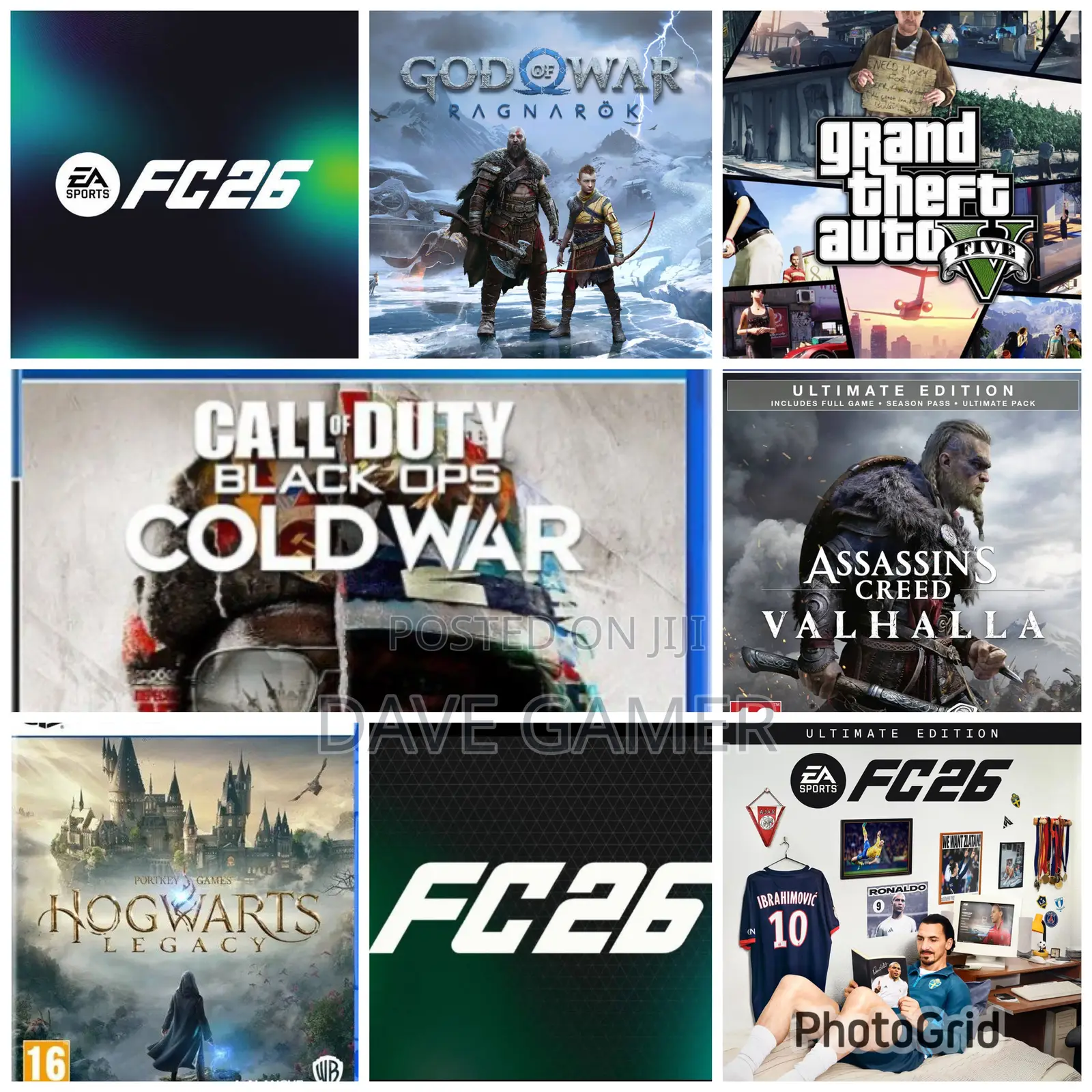 5 Ps4 Offline Games (Package) - Hard Core Games
