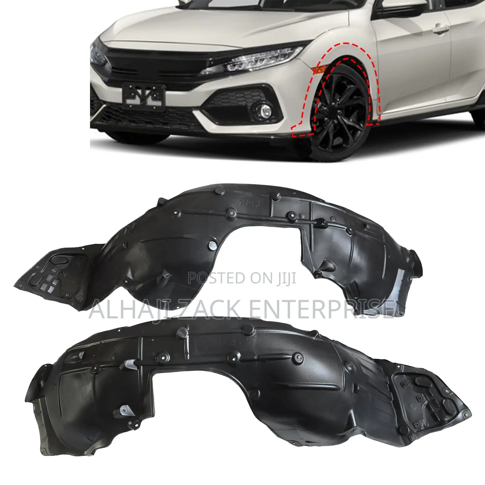 Honda Civic 2017 -2019 Fender Linner