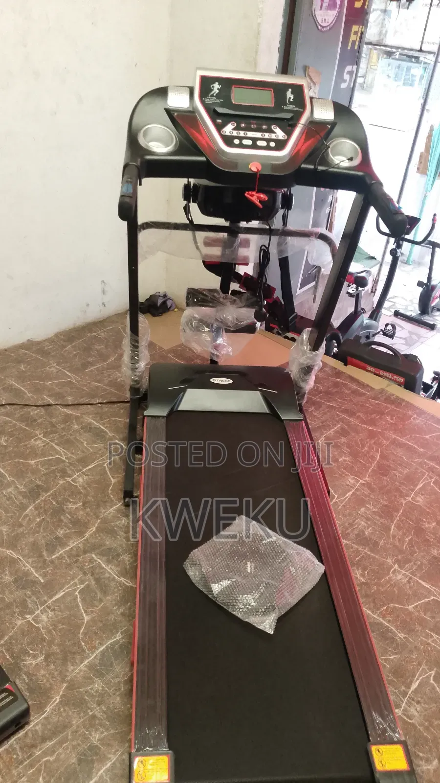 Treadmill With Massager/Dumbells