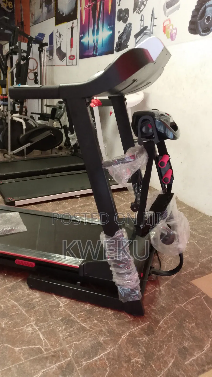 Treadmill With Massager/Dumbells
