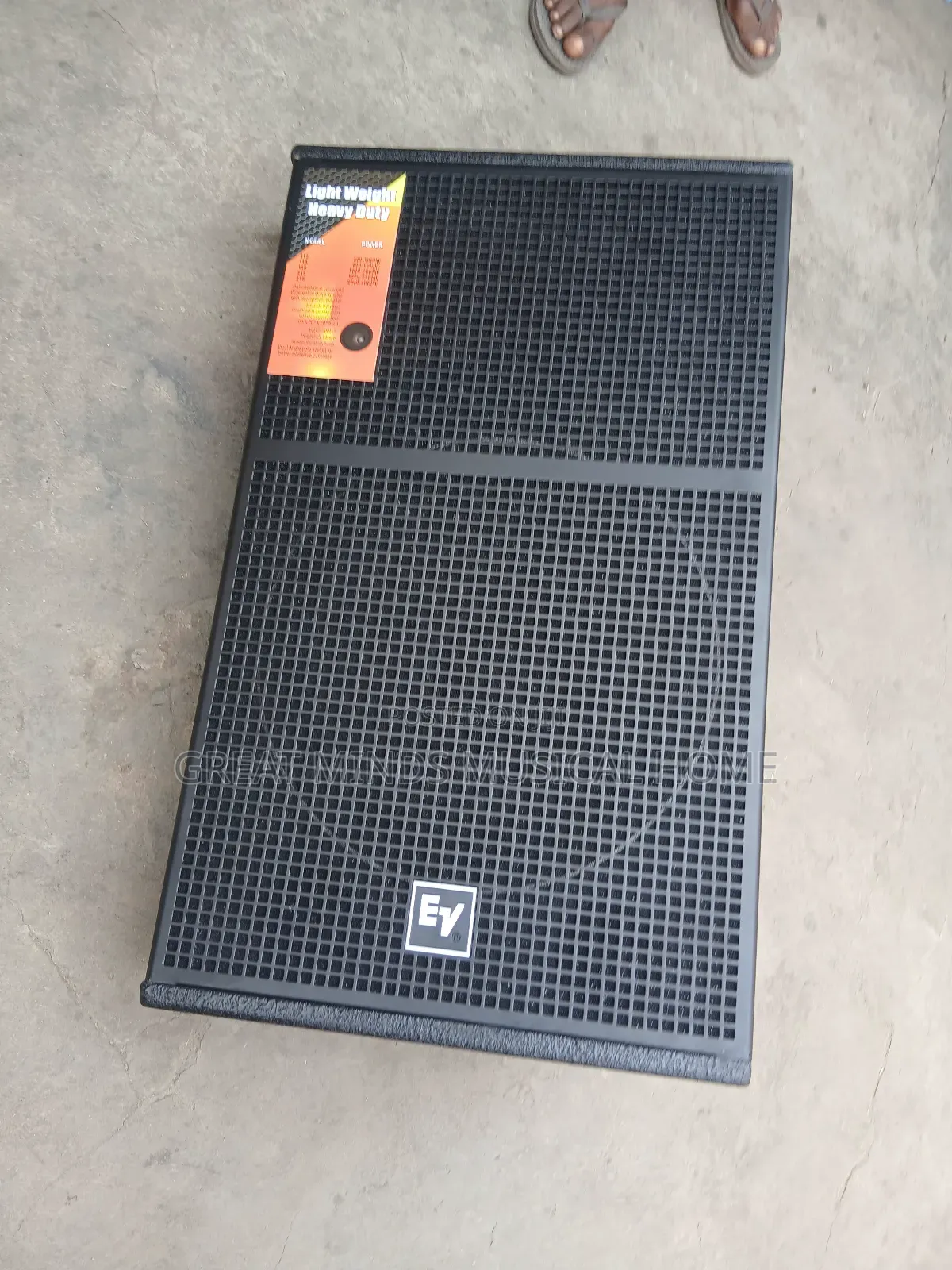 A Pair of Ev Passive Stage Monitor