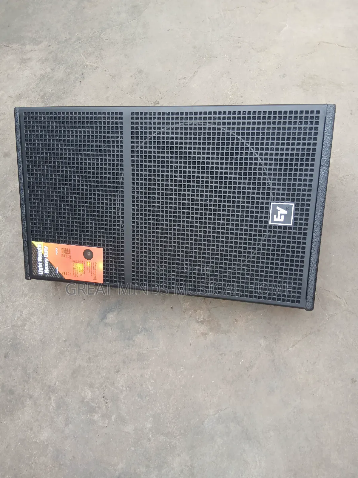 A Pair of Ev Passive Stage Monitor
