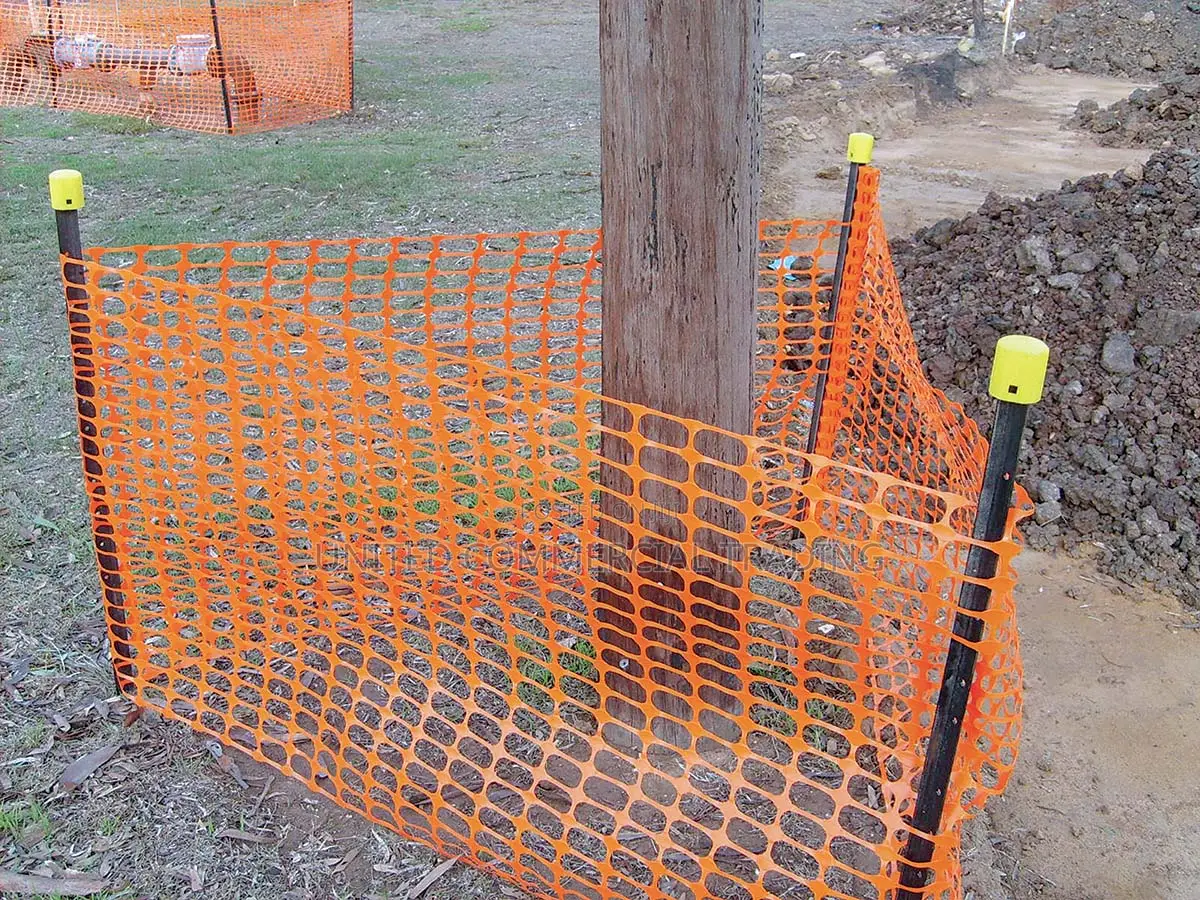 Orange Safety Mesh