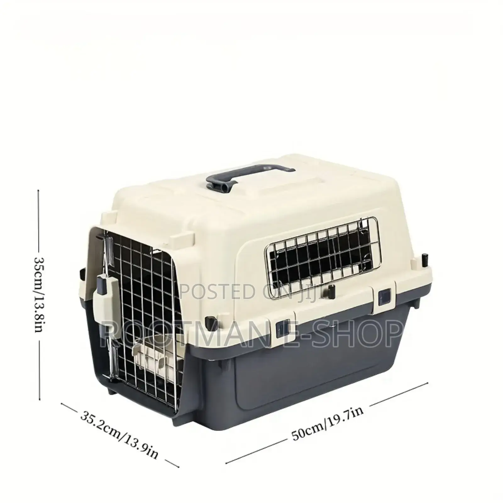 Hard-Sided Transporter Dog Carrier Cage, for Medium Large Dogs