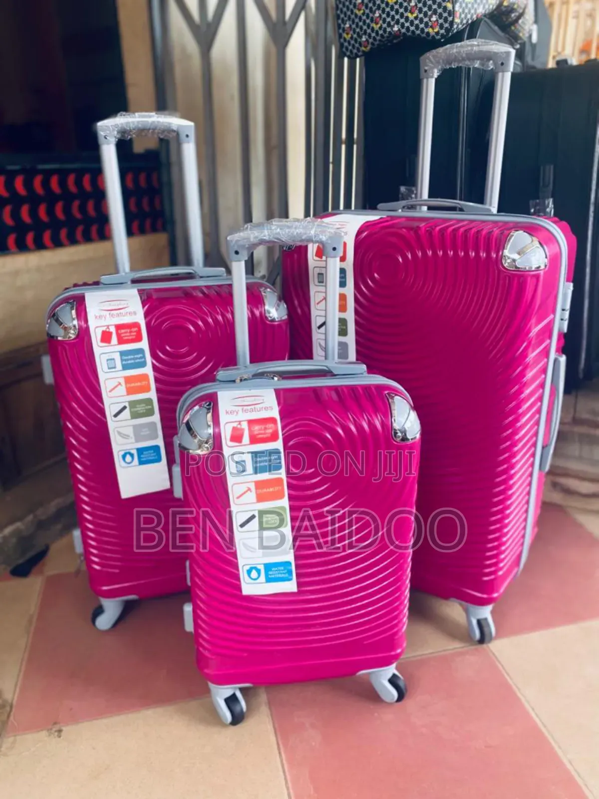 Plastic Travelling Suitcase 3in1 (Ecolac Designs)