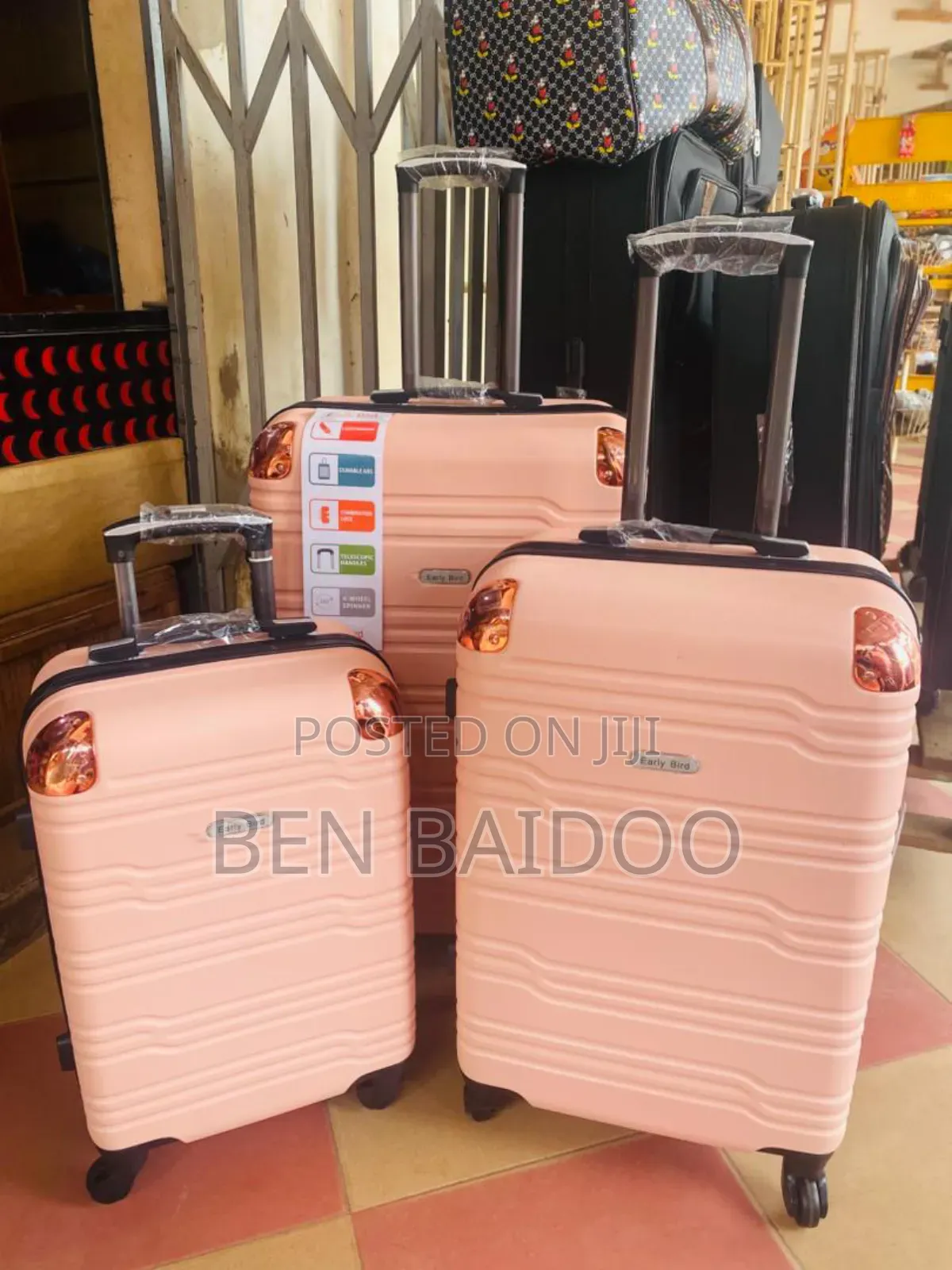 Plastic Travelling Suitcase 3in1 (Ecolac Designs)