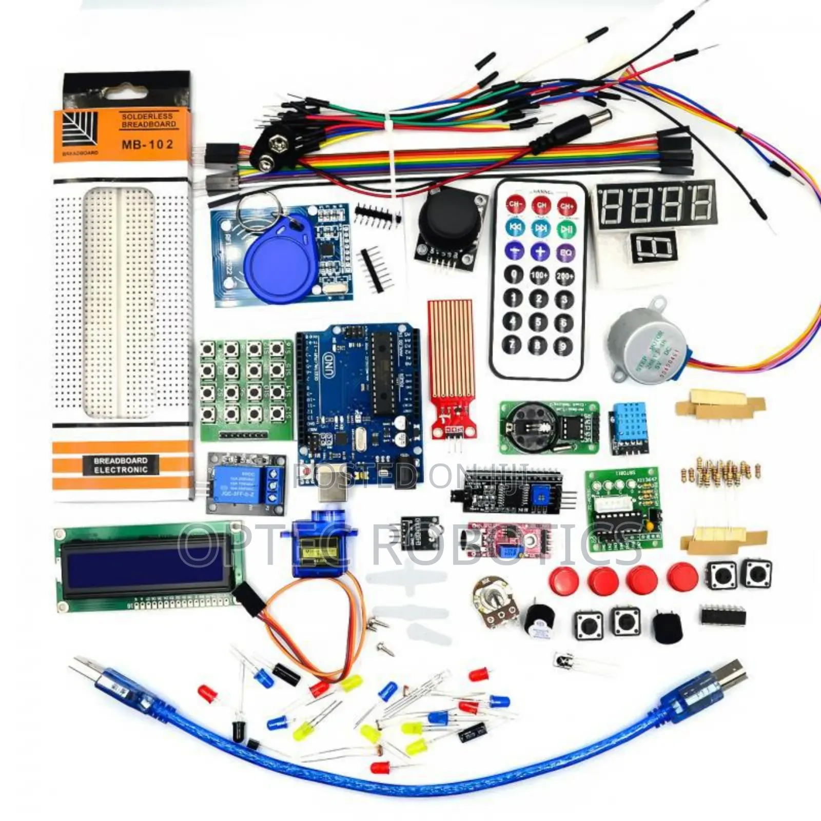 Arduino Uno R3 Starter Pack +Free Ultrasonic Sensor