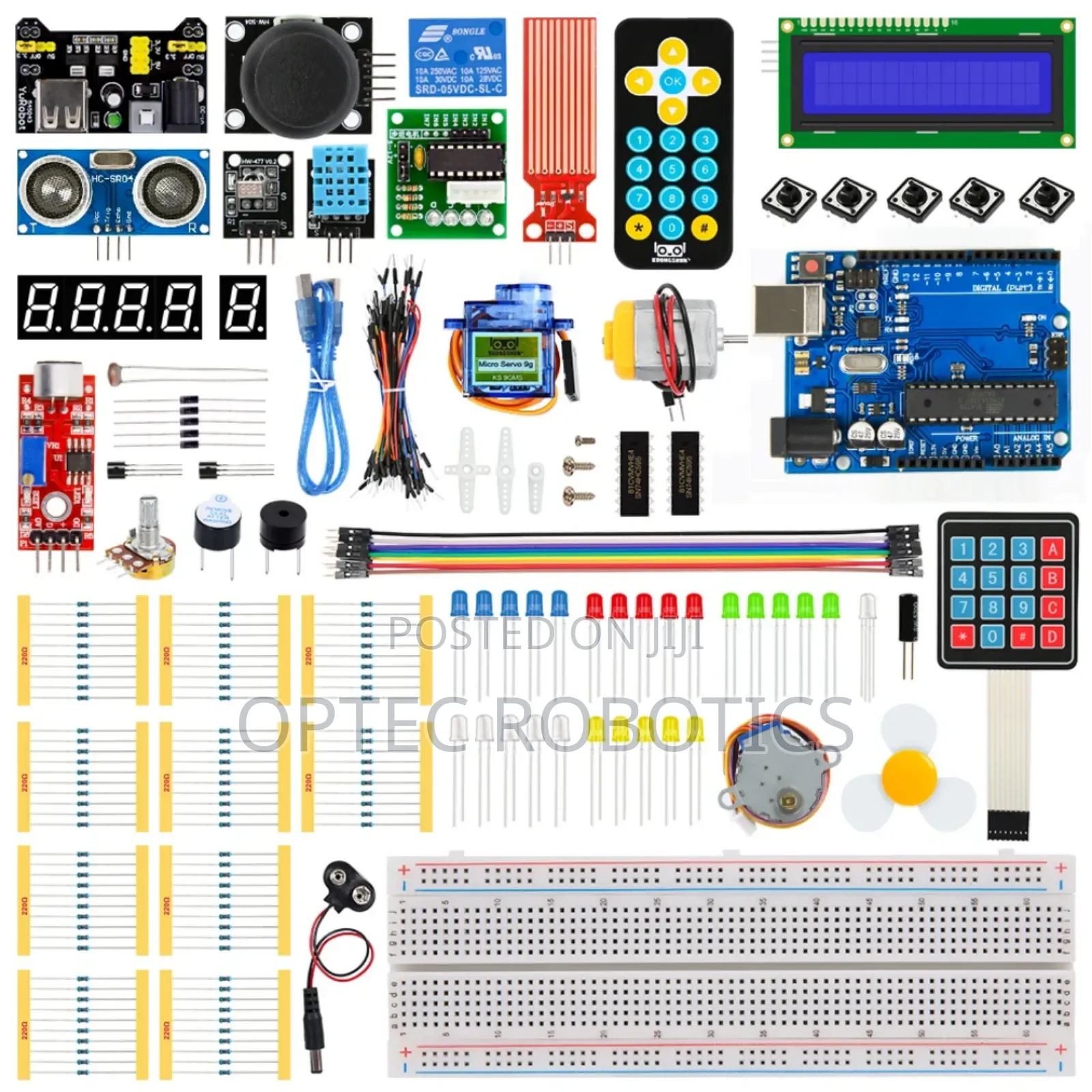 Arduino Uno R3 Starter Pack +Free Ultrasonic Sensor