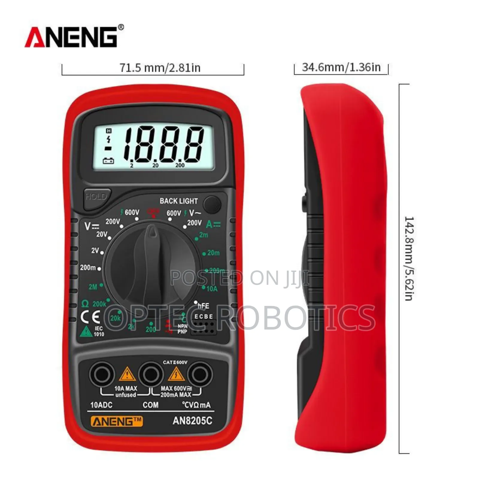 Aneng An8205c Digital Multimeter