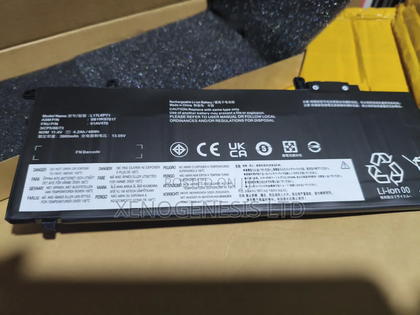 L17l6p71 01av470 for Lenovo Thinkpad X280