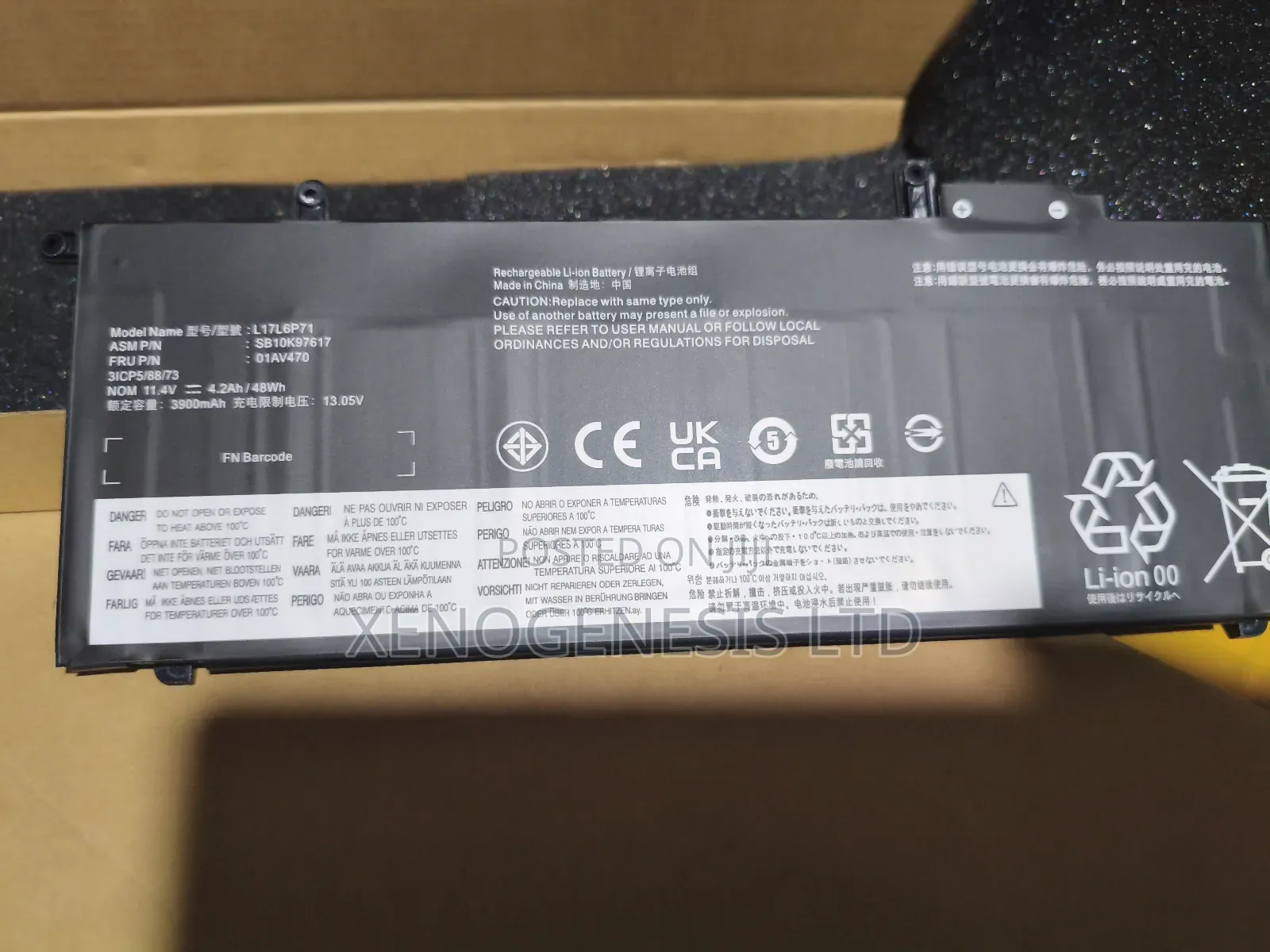 L17l6p71 01av470 for Lenovo Thinkpad X280