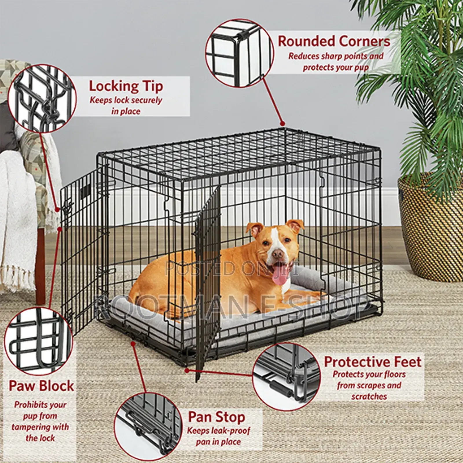 Midwest Large Dog Cage (Double Door)