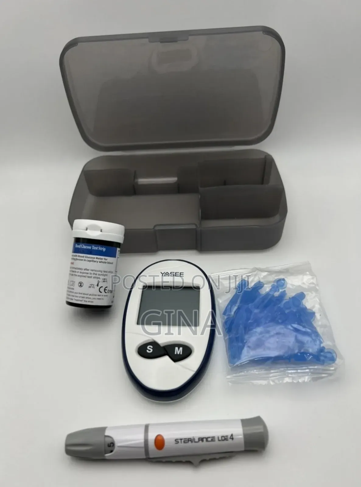 Yasee Blood Glucose Test Strips With Machine And Lancet.