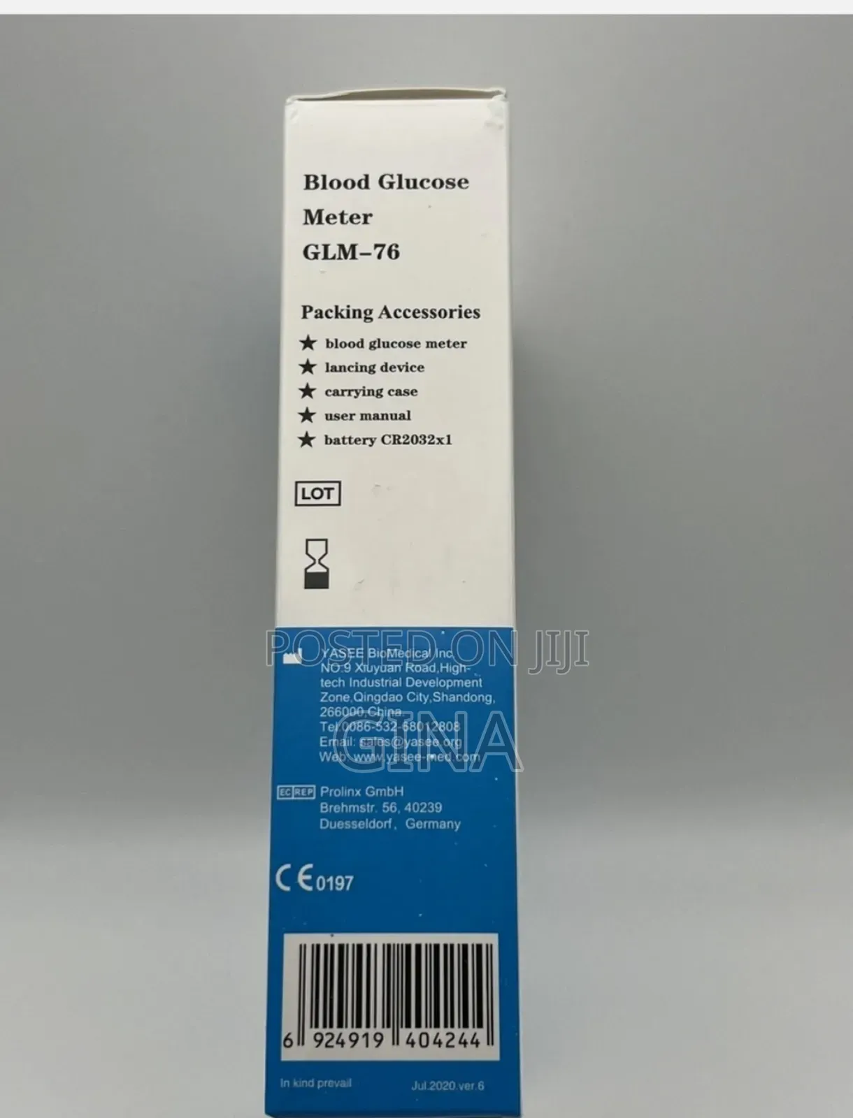 Yasee Blood Glucose Test Strips With Machine And Lancet.