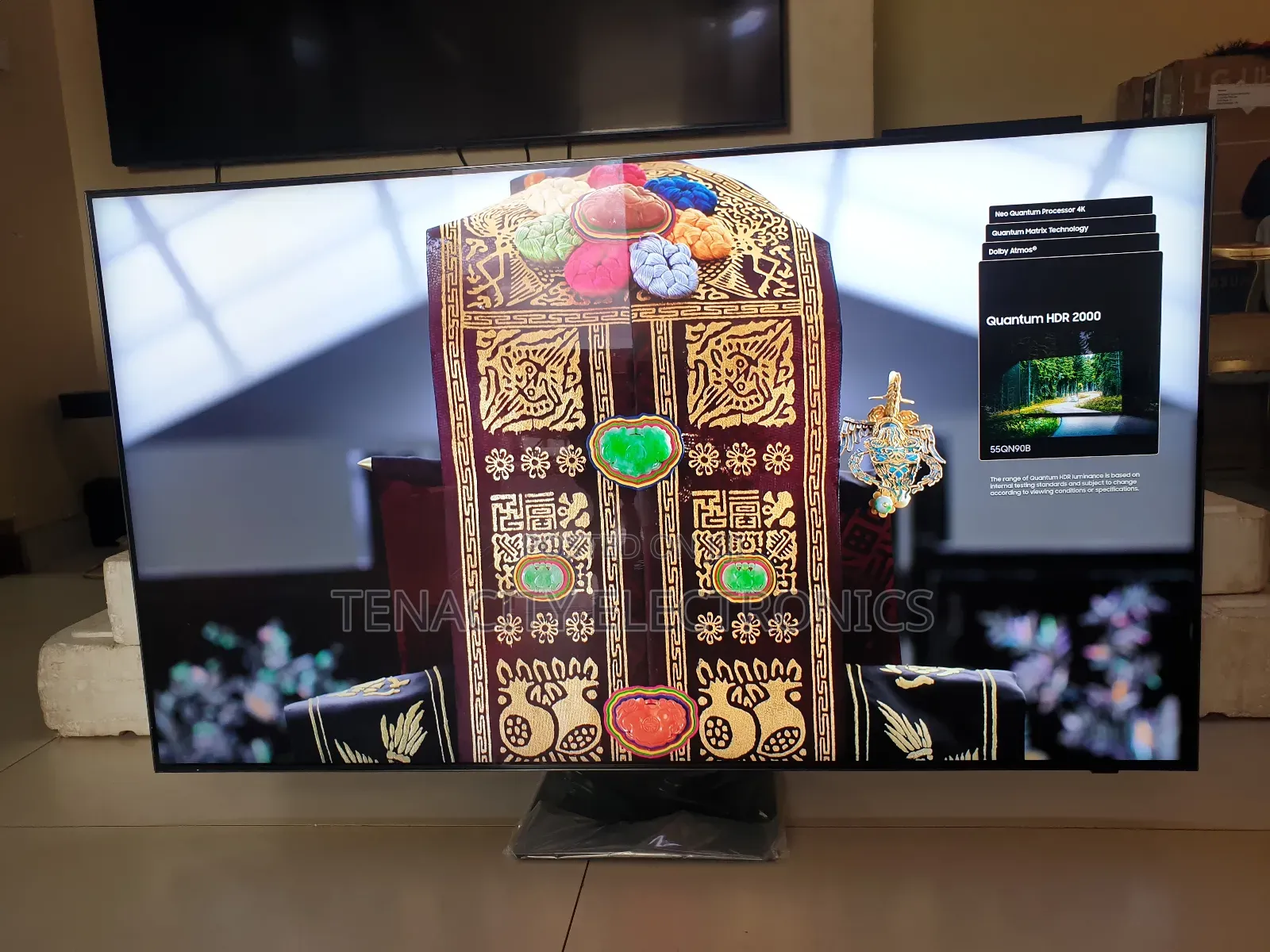 Neo Qled 55"Samsung Uhd HDR Edgeless Smart Satellite Tv