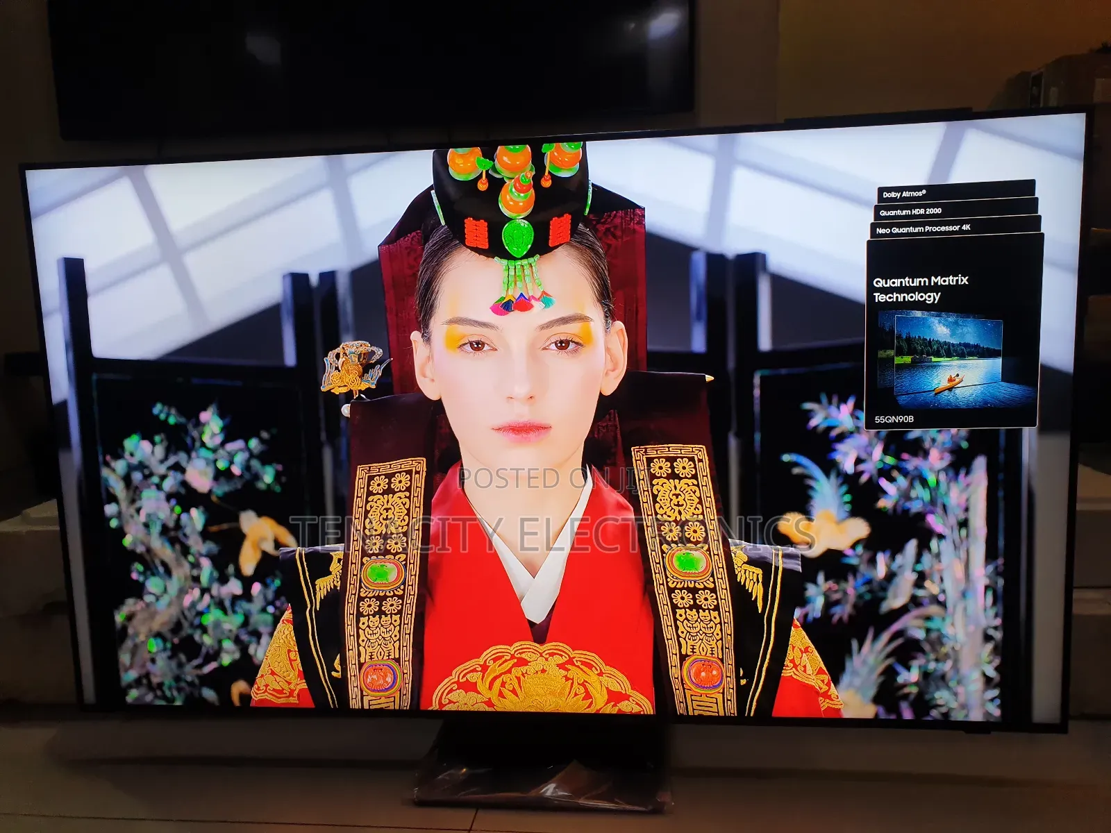 Neo Qled 55"Samsung Uhd HDR Edgeless Smart Satellite Tv