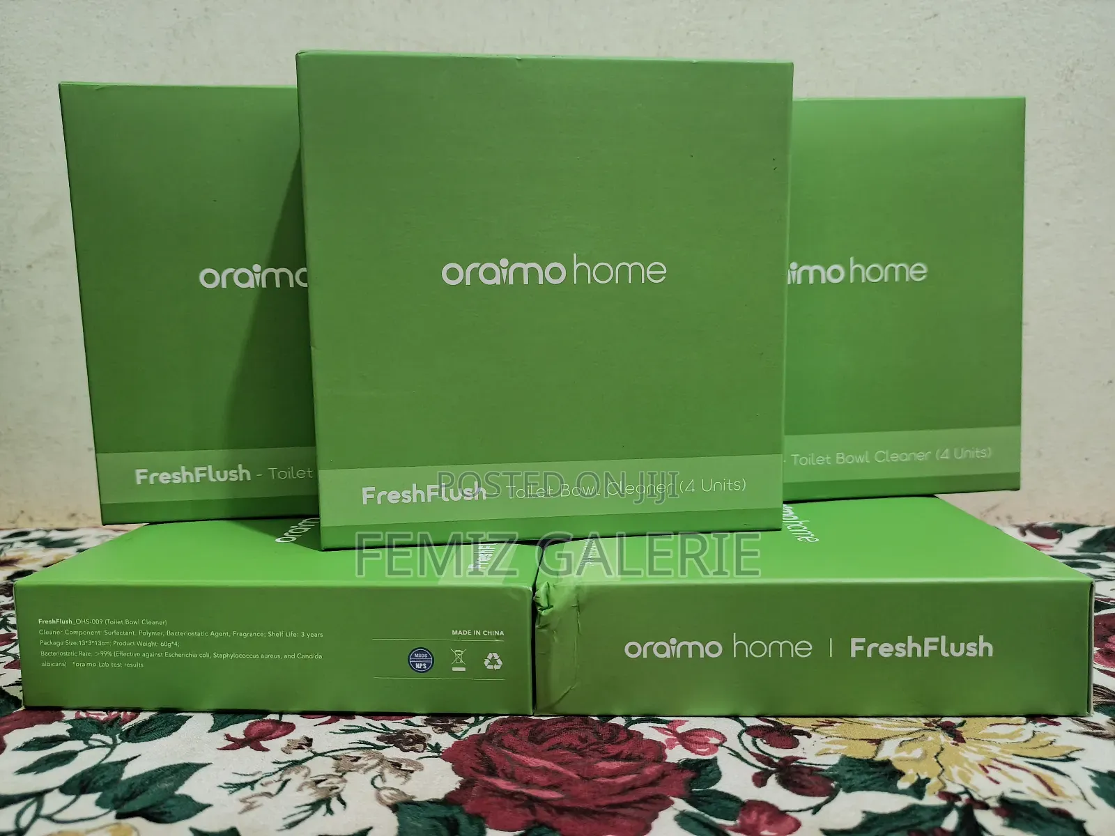 Oraimo Freshflush Antibecterial Odor Elimination Toilet Bowl Cleaner