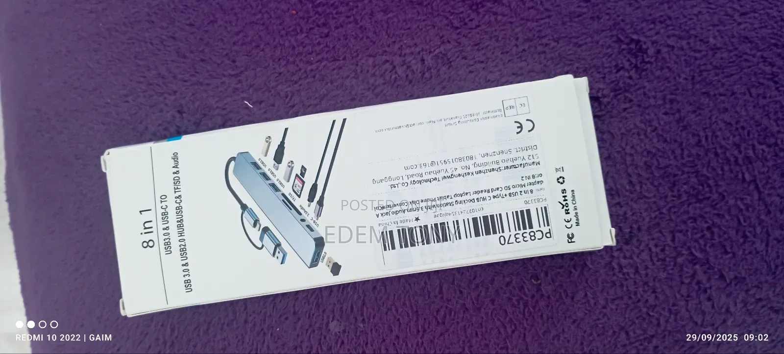 Type C/ Usb Adapter 8 in 1