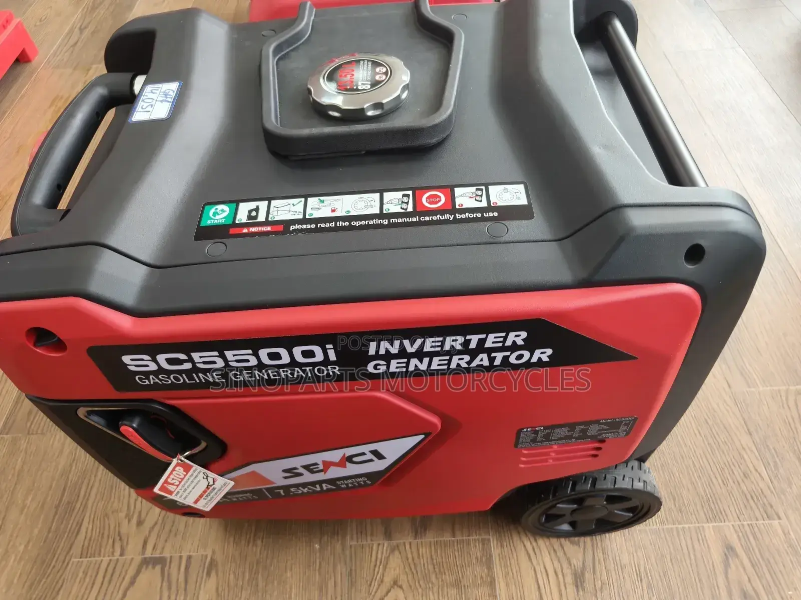 7.5kva Senci Sc5500i Silent Inverter Petrol Generator Fuel Saving