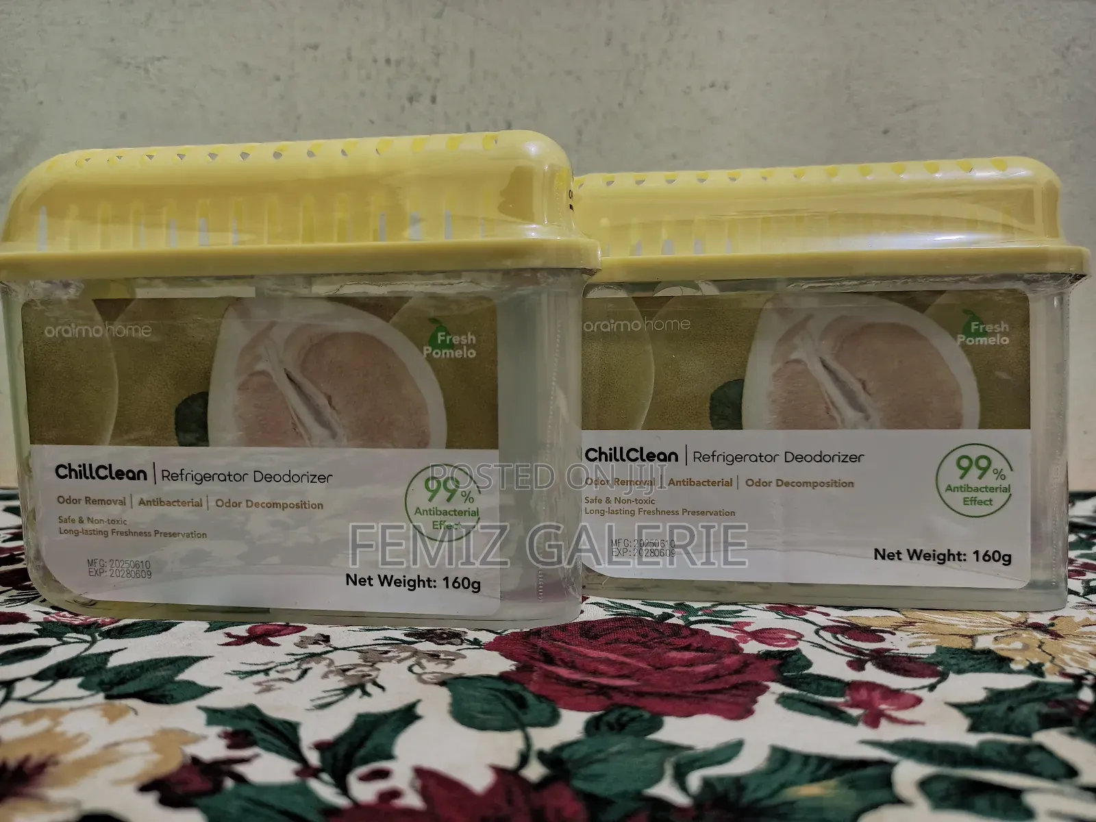 Oraimo Chillclean Pomelo Scent Anti-Bacteria Refrigerator Deodorizer