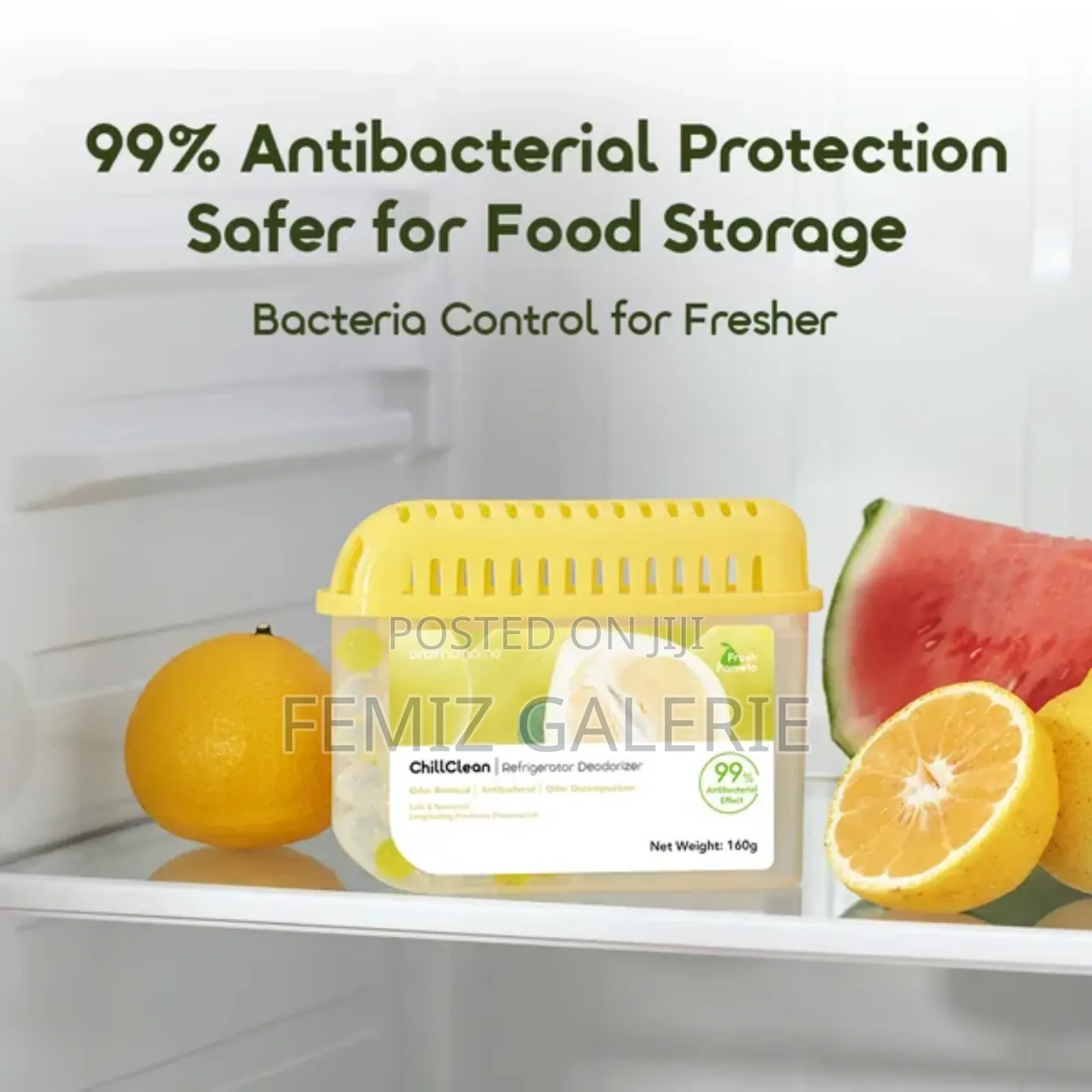Oraimo Chillclean Pomelo Scent Anti-Bacteria Refrigerator Deodorizer