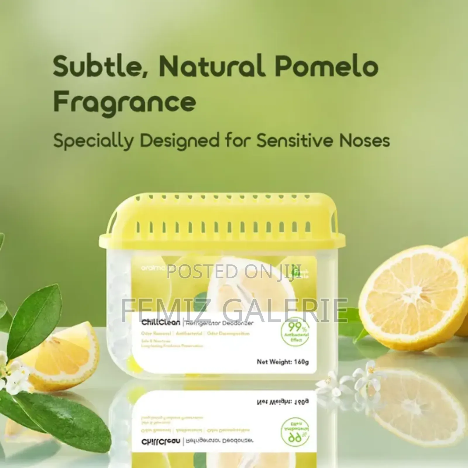 Oraimo Chillclean Pomelo Scent Anti-Bacteria Refrigerator Deodorizer