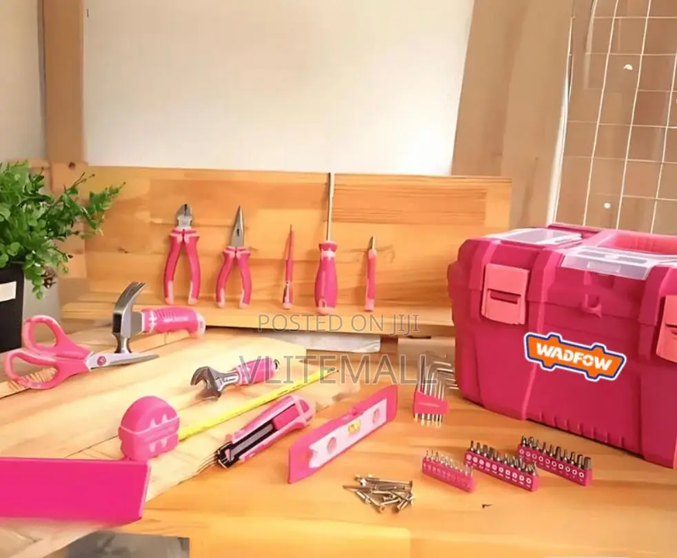 Wadfow 89-Piece Pink Hand Tool Set - Whs3b89