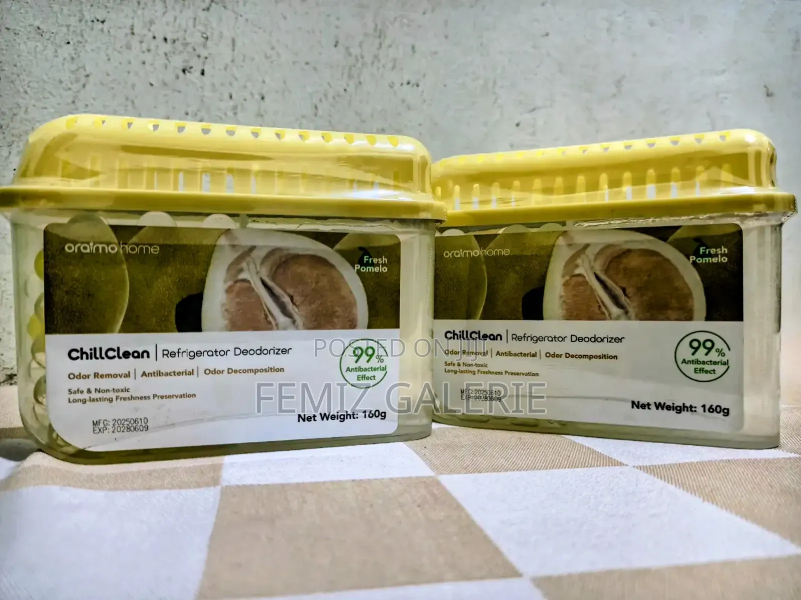 Oraimo Chillclean Pomelo Scent Anti-bacteria Refrigerator Deodorizer