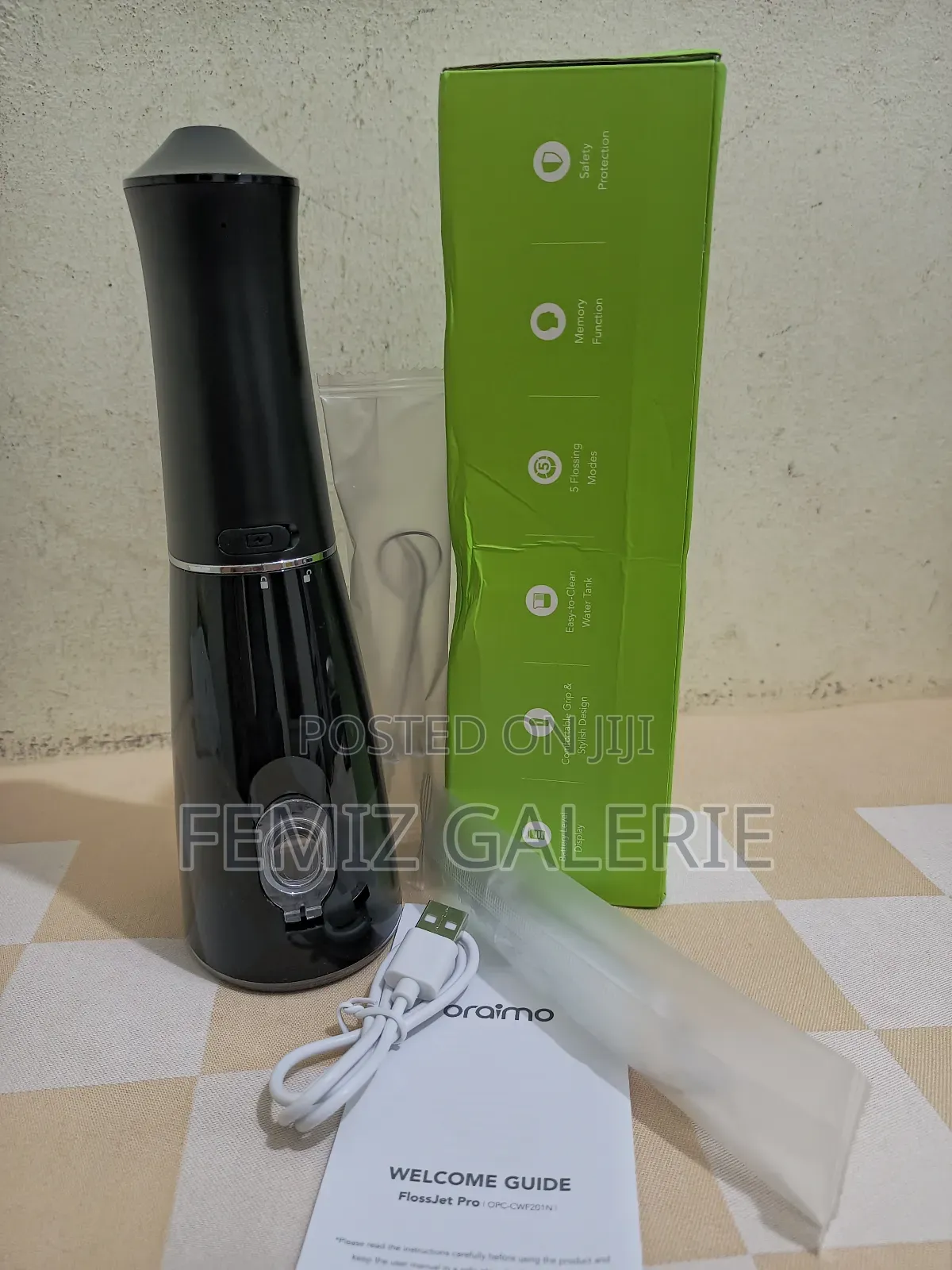 Oraimo Flossjet Pro Comfortable Smart Flosser With 5 Cleaning Modes