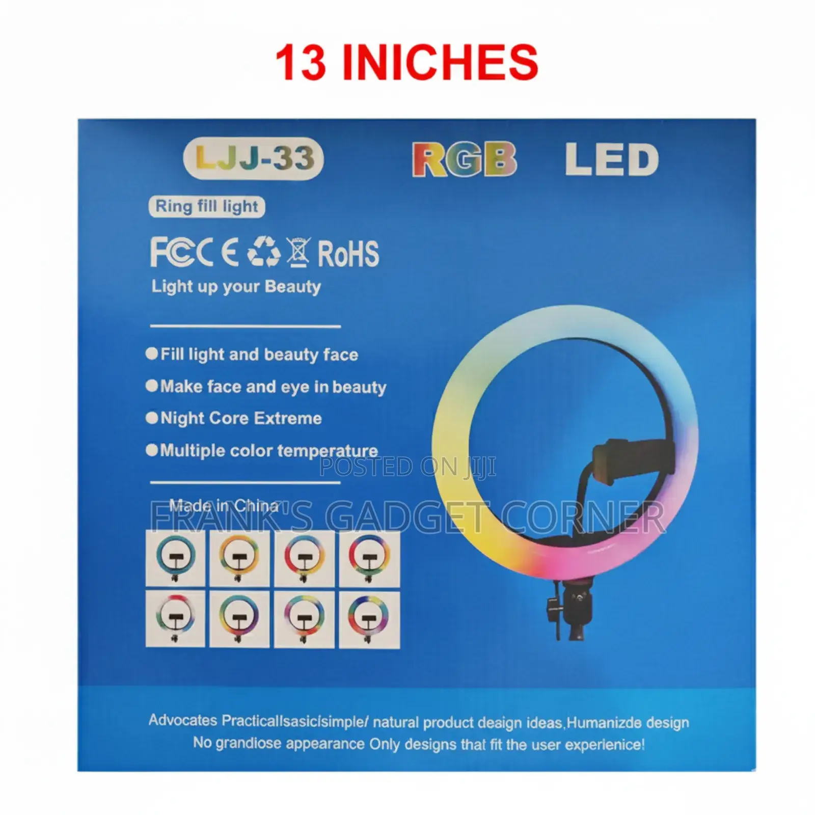 13 Inch Ring Light Plus Stand