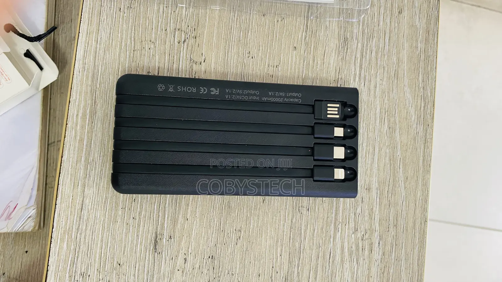 4-in-1 Solar Power Bank - 20,000mah